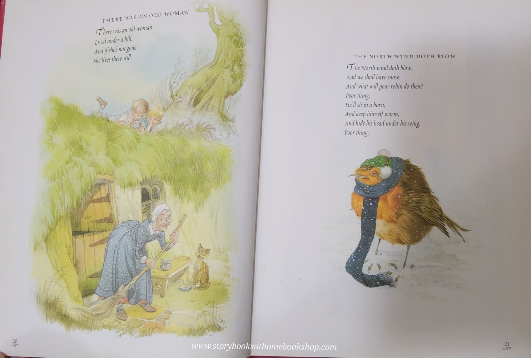 หนังสือนิทานปกแข็ง** 🍅🍓NURSERY RHYMES ILLUSTRATED BY ERIC KINCAID