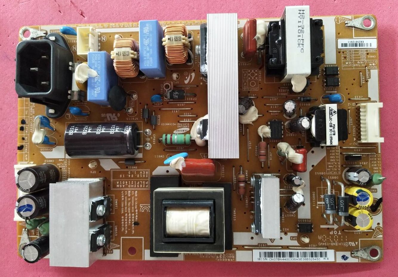 ซับพลายซัมซุง (Power Supply Tv samsung) อะไหล่แท้/มือสองพร้อมใช้งาน พาร์ท BN44-00338A :BN44-00338B :BN44-00338C :BN44-00338D :BN94-03212A ใช้กับรุ่น LA32C400E4 :LA32C450E1 :LA26C450E1