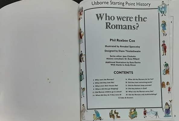 Knowledge Book** ð
ðUsborne Starting Point History Who were the Roman?