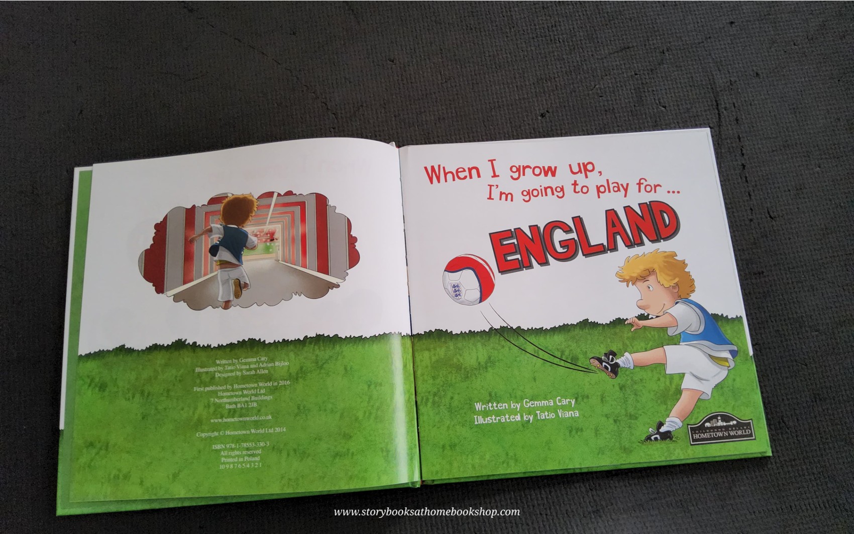 หนังสือนิทานปกแข็ง** 🍓🍓WHEN I GROW UP,I'M GOING TO PLAY FOR...ENGLAND
