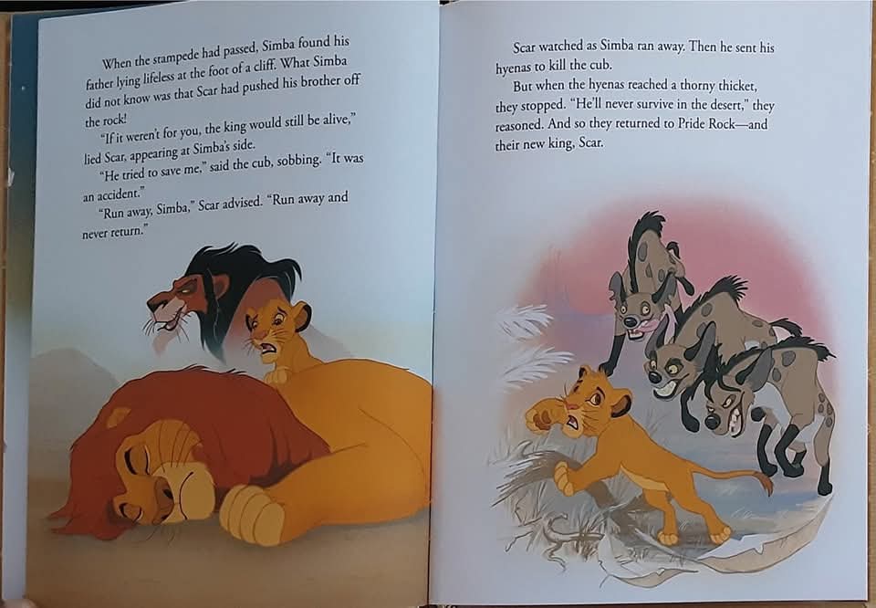 หนังสือปกแข็ง** 🍅🍓DISNEY THE LION KING ปกทอง