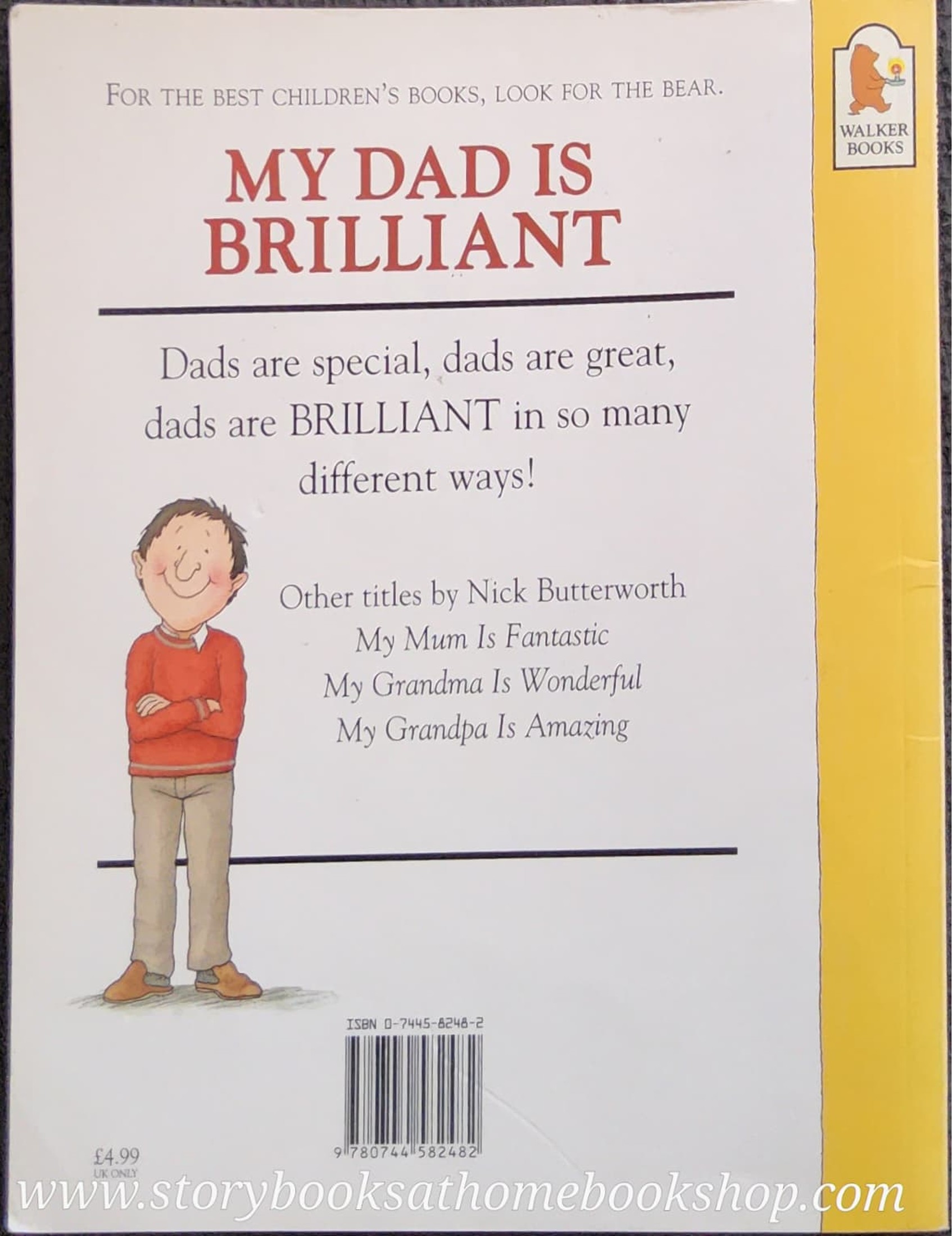 หนังสือนิทานปกอ่อน** 🍅MY DAD IS BRILLIANT BY NICK BUTTERWORTH♥️♥️