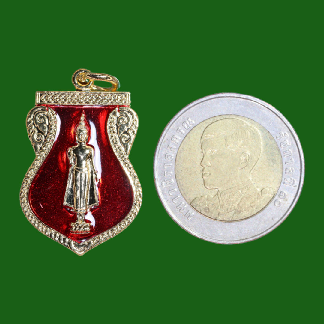 เหรียญพระร่วงโรจนฤทธิ์ ปี2537 รุ่น100ปี วัดพระปฐมเจดีย์ (พระถูกโฉลกวันจันทร์) นิยม