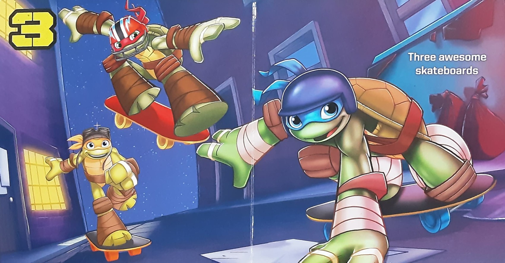 BOARD Book หนังสือนิทานเด็ก ภาษาอังกฤษ 🍅🍓TEENAGE MUTANT NINJA TURTLES:STRENGTH IN NUMBER /สภาพ 80-90%