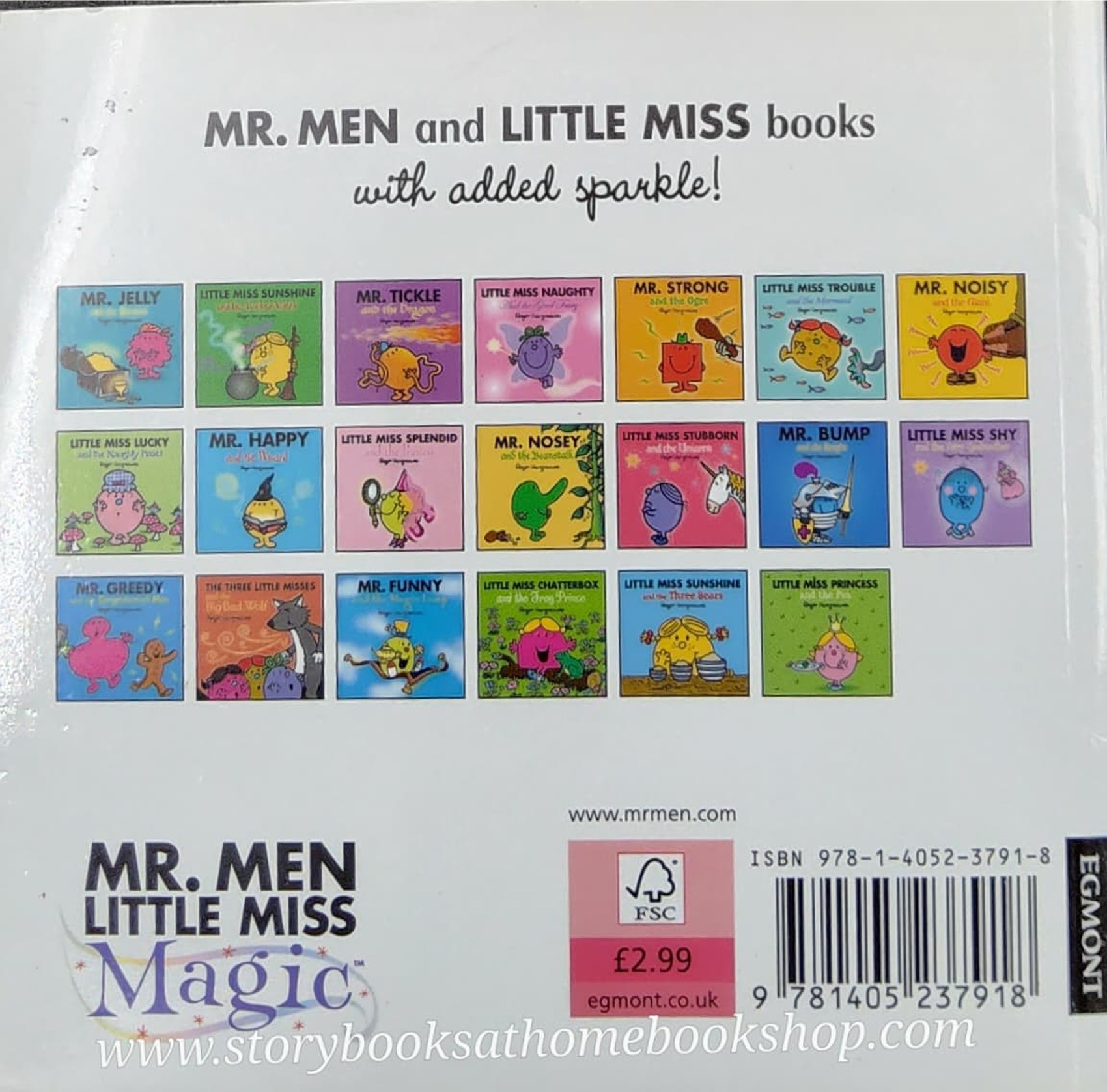 หนังสือ Bestseller Small book** **หนังสือนิทานปกอ่อน** 👉LITTLE MISS&MR.MEN👍 🍅🍅LITTLE MISS STUBBORN AND THE UNICORN by Roger Hargreaues ปกกริทเตอร์