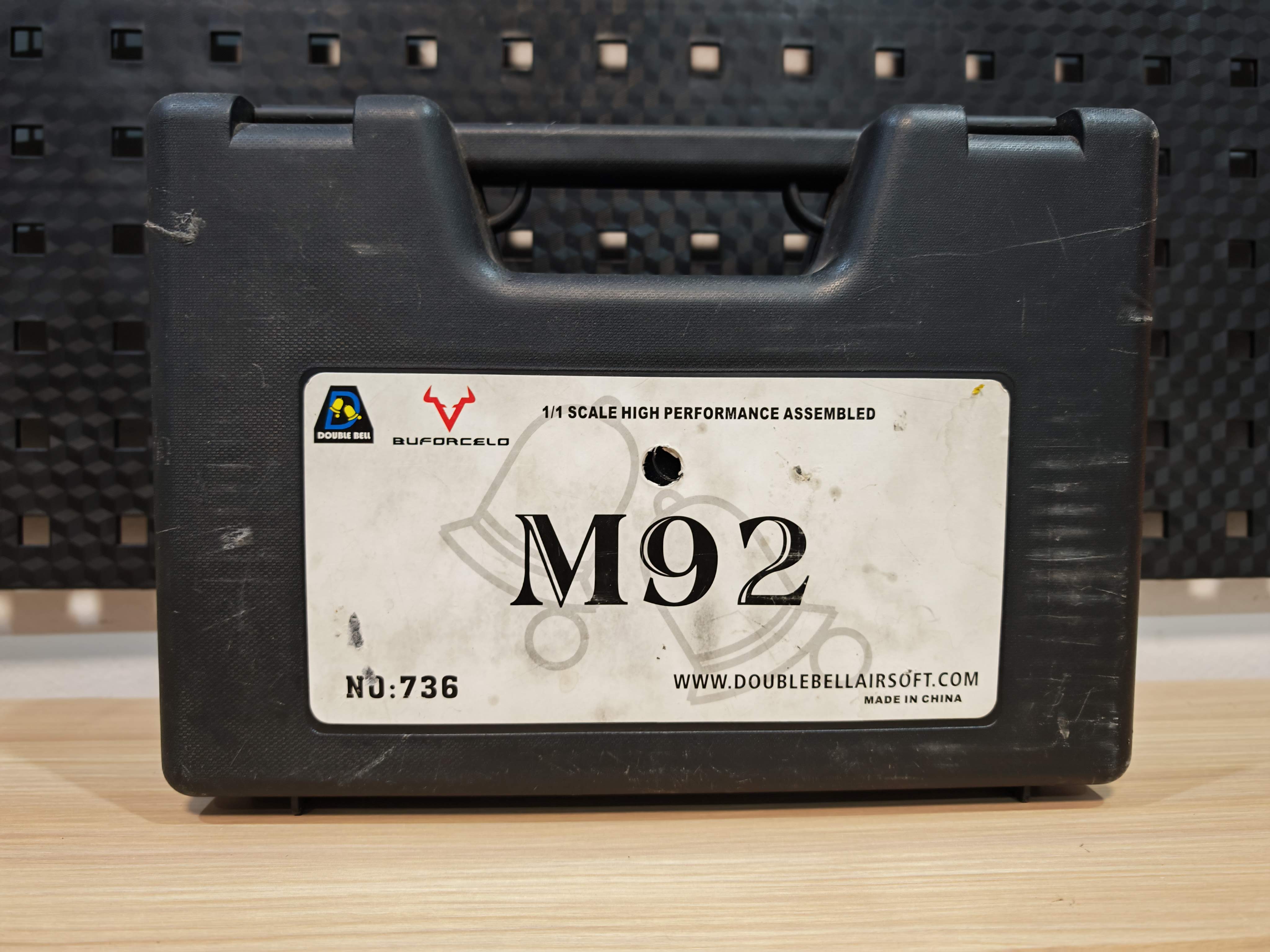 Double Bell 736 Taurus PT92 Beretta สีดำ GBB BB Gun บีบีกัน แบบแก๊ส ปืนอัดลม มือสอง Airsoft Gun