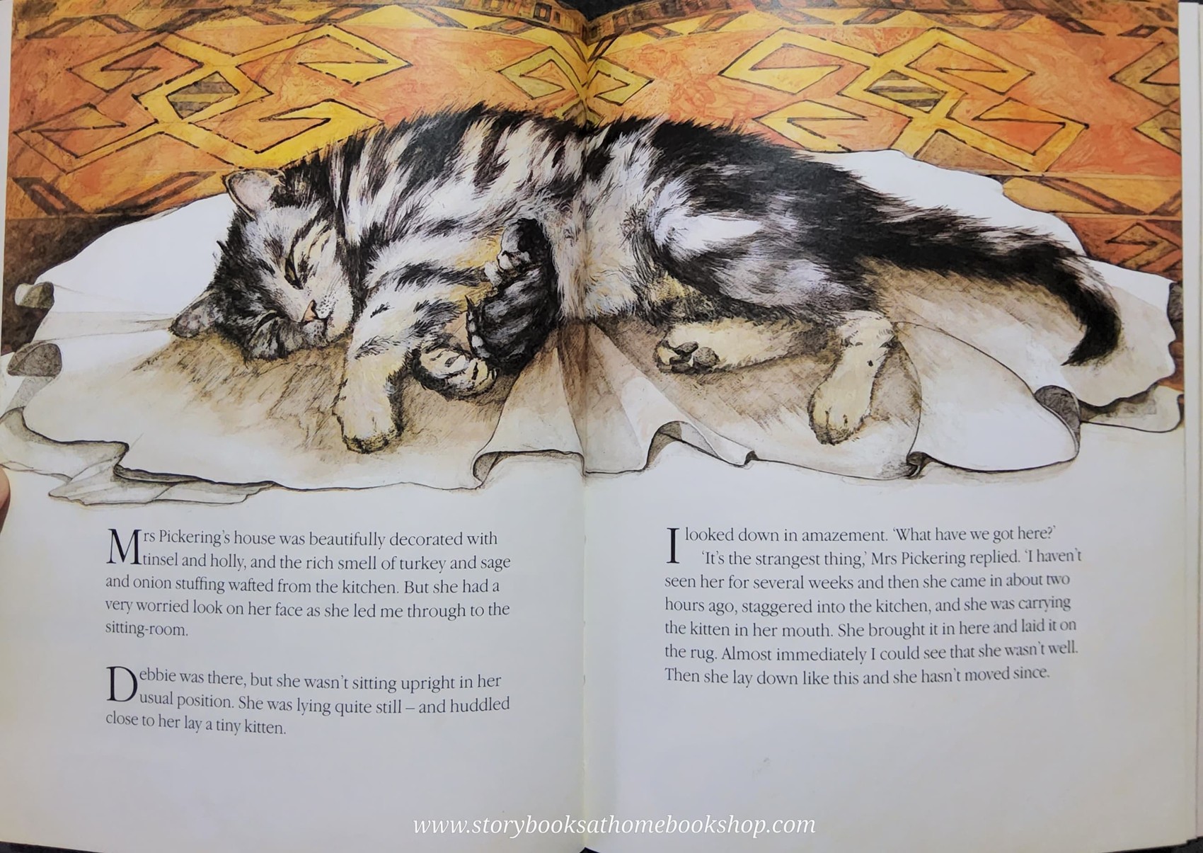 หนังสือนิทานปกอ่อน** 🍅🍅THE CHRISTMAS DAY KITTEN BY JAMES HERRIOT.RUTH BROWN♥️♥️