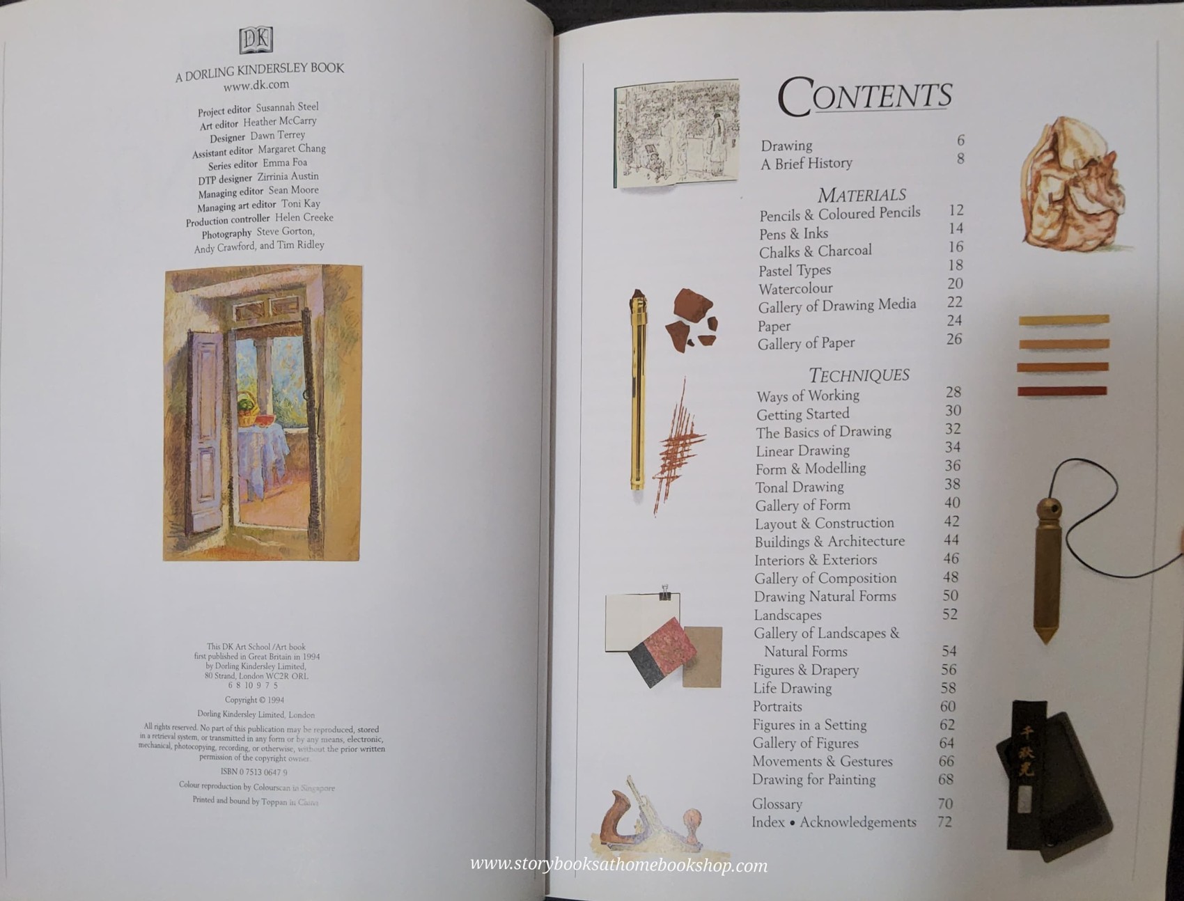 DRAWING KNOWLEDGE BOOK ** ð
ð
THE DK ART SCHOOL: AN INTRIDUCTION TO DRAWING