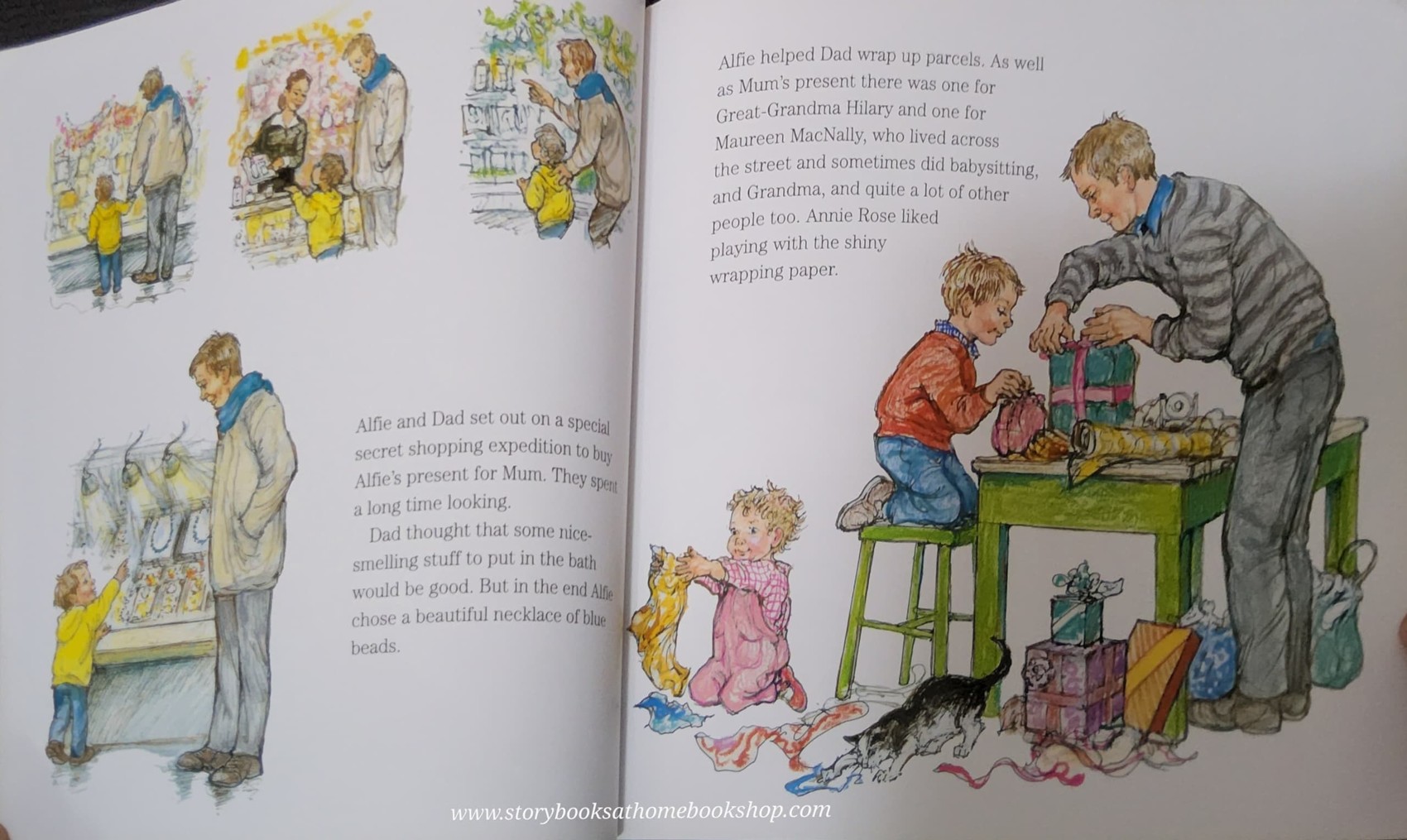 หนังสือนิทานปกอ่อน ** 🍅🍓ALFIE'S CHRISTMAS BY SHIRLEY HUGHES