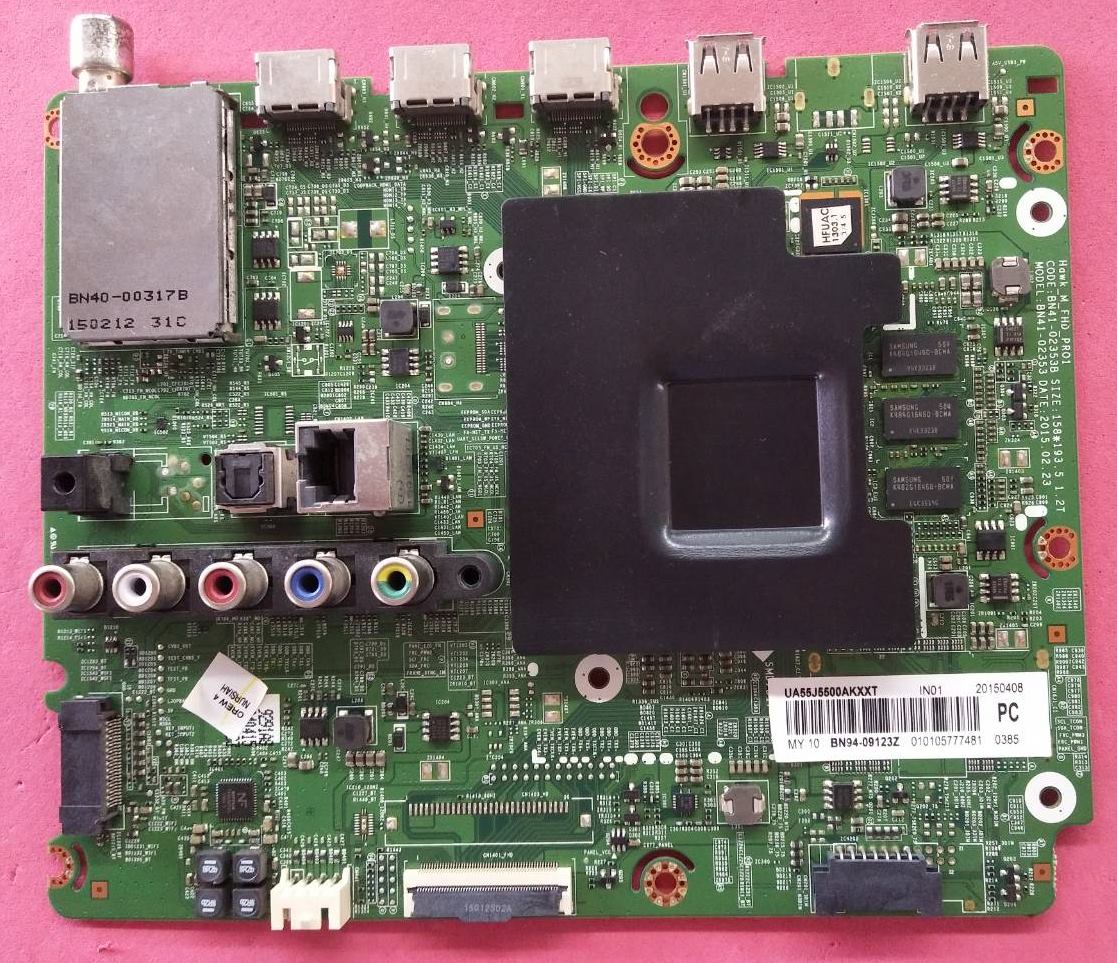 เมนบอร์ดซัมซุง (Mainboard Tv Samsung) อะไหล่แท้/มือสองพร้อมใช้งาน ใช้กับรุ่น UA55J5500AKXMR :UA55J5500AKXXT :UA48J5500AKXMR :UA48J5500AKXXT :UA40J5500AKXMR :UA40J5500AKXXT :UA32J5500AKXMR :UA32J5500AKXXT