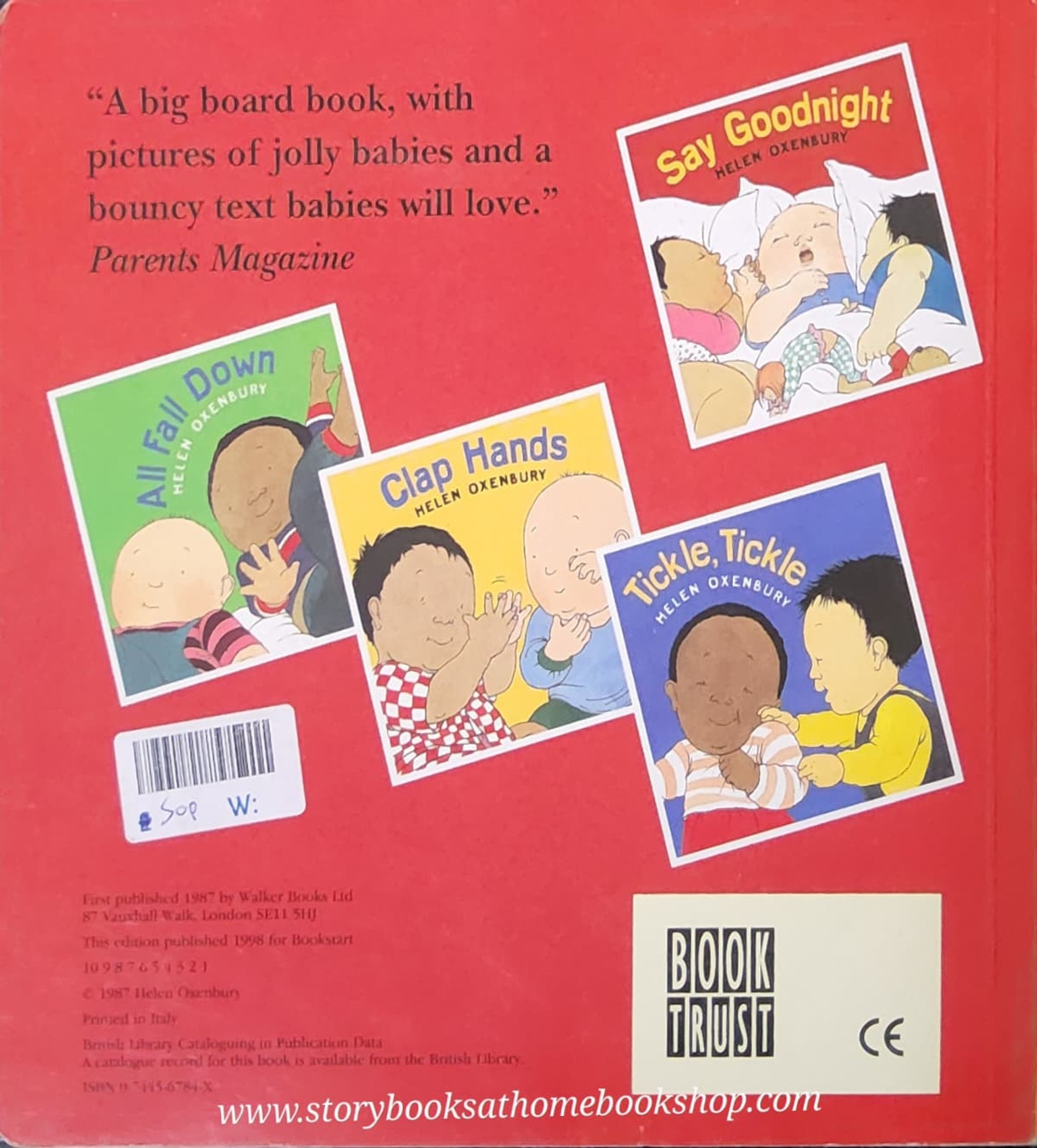 BOARD Book** 🍅🍓TICKLE,TICKLE BY HELEN OXENBURY