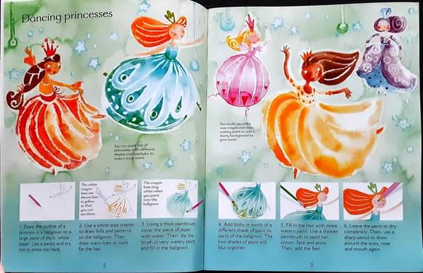 Activities Book หนังสือกิจกรรม ภาษาอังกฤษ 🍅🍓 Usborne Activities:Princess things to make and do/สภาพ 80-90%