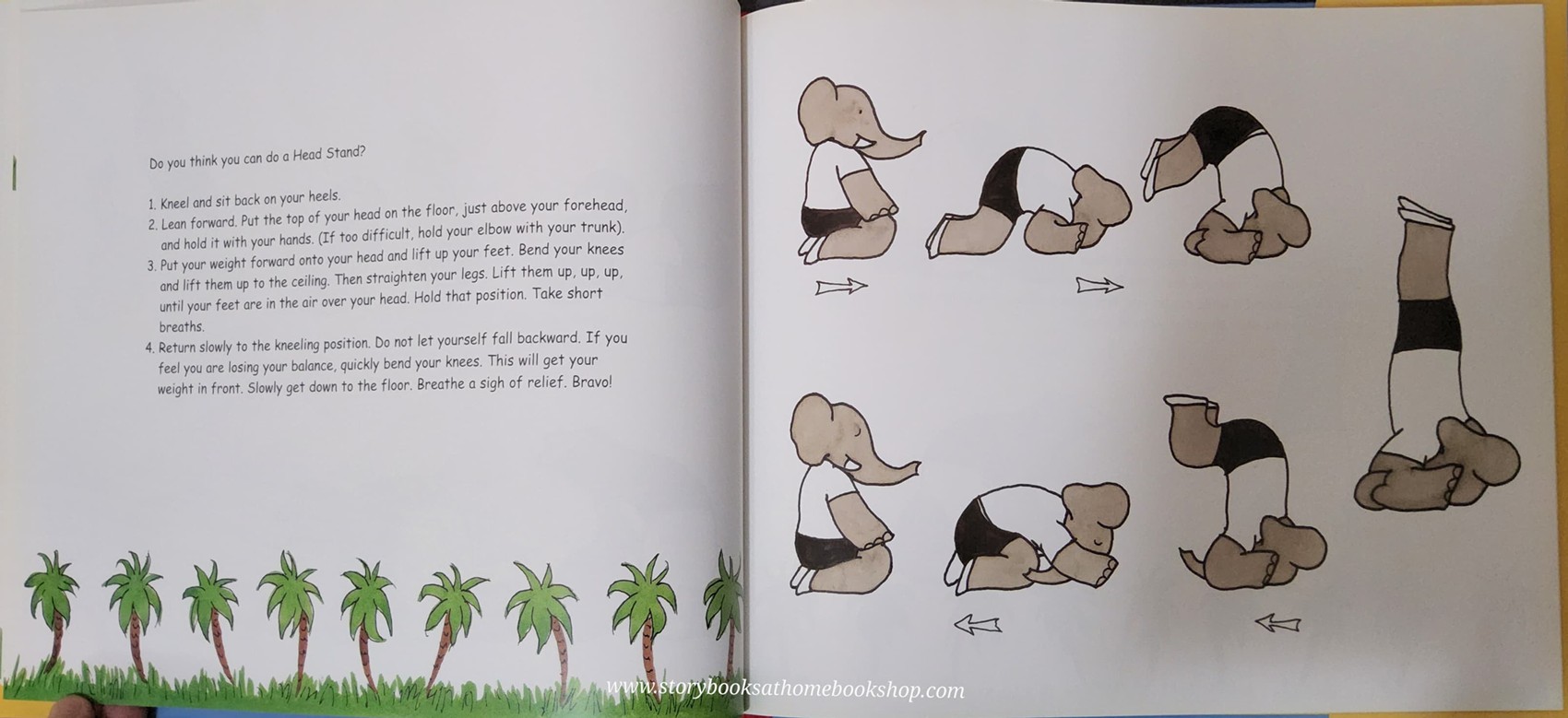 หนังสือนิทานปกแข็ง** 🍓🍓BABAR'S YOGA FOR ELEPHANS