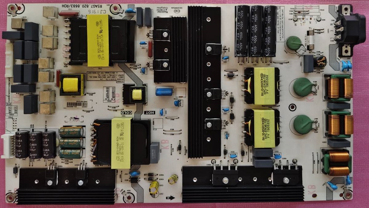 ซัพพลายทีวีไฮเซน HISENSE อะไหล่มือสองถอดจากเครื่อง รุ่น75B7500UW พาร์ท RSAG.820.8683/ROH