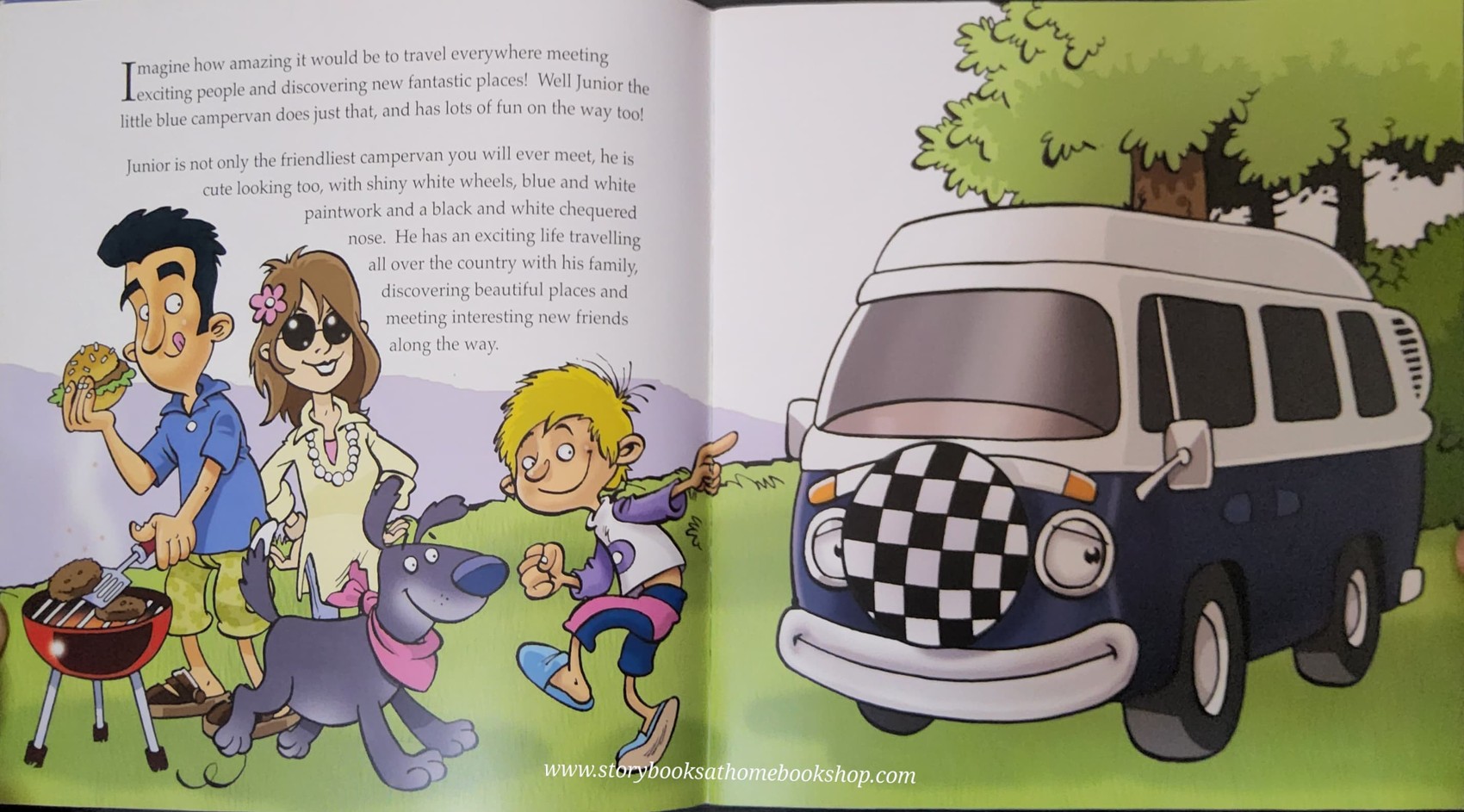 หนังสือนิทานปกอ่อน** 🍅🍓JUNIOR THE LITTLE BLUE CAMPERVAN