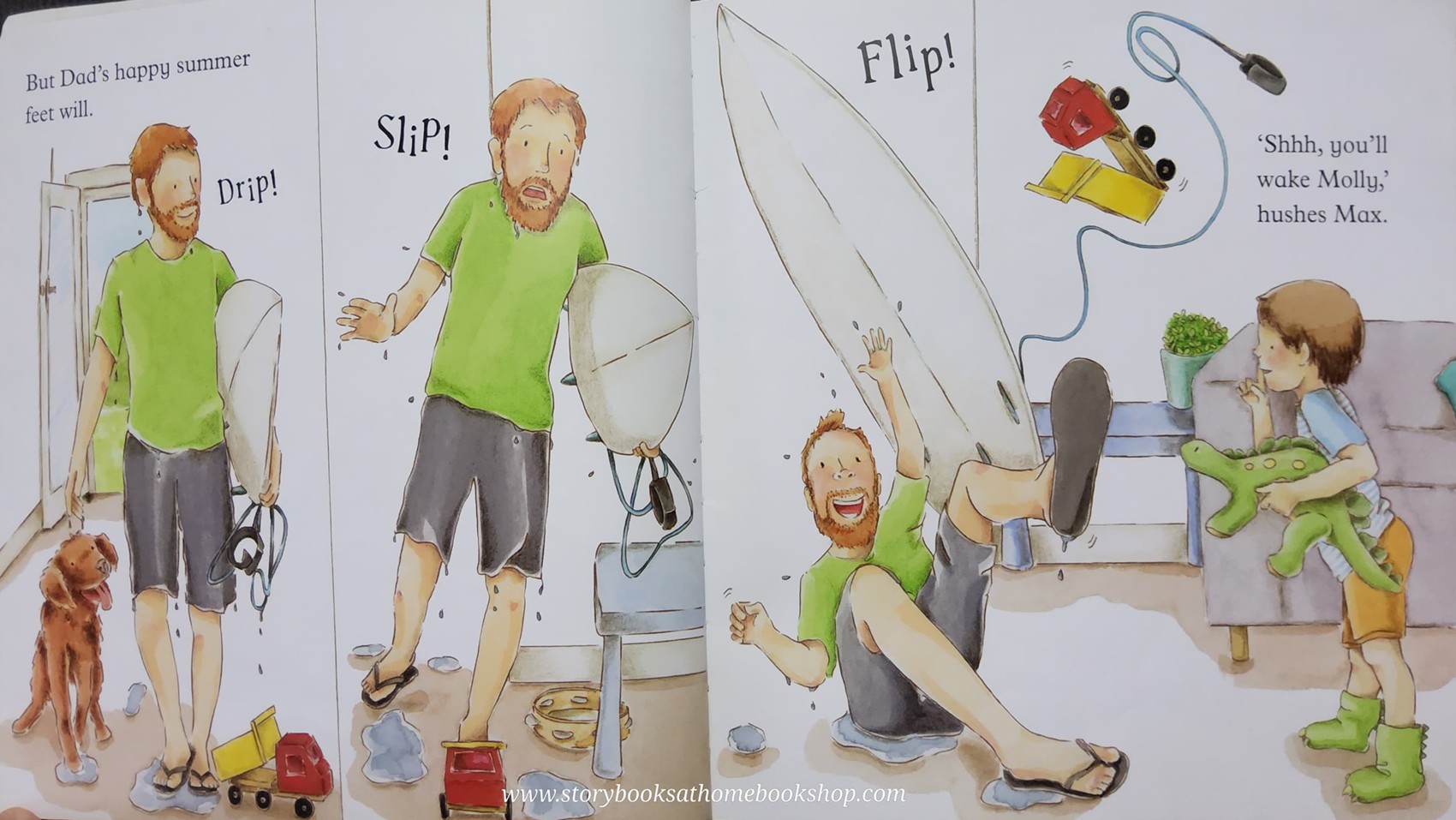 หนังสือนิทานปกอ่อน** ♥️♥️MAX'S DINOSAUR FEET!♥️♥️