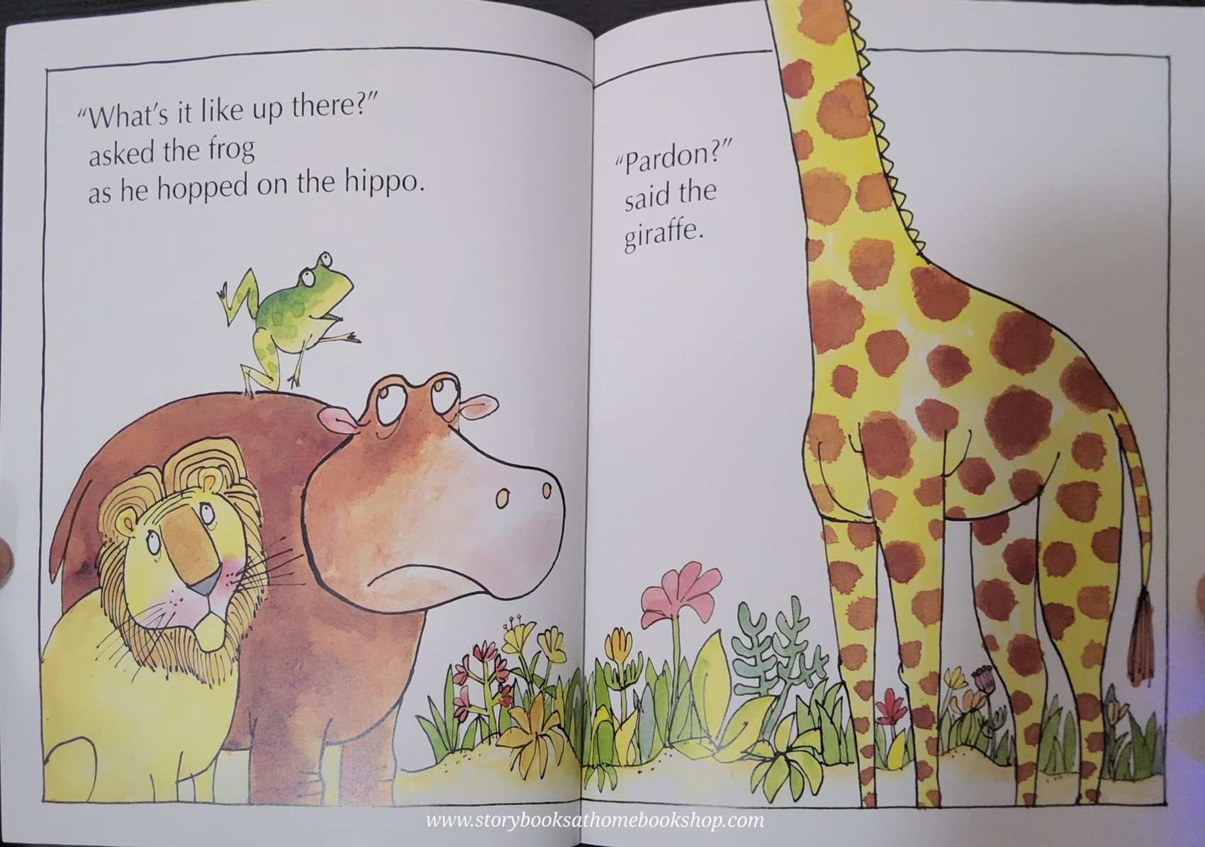 หนังสือนิทานปกอ่อน** ♥️"PARDON?" SAID THE GIRAFFE BY COLIN WEST