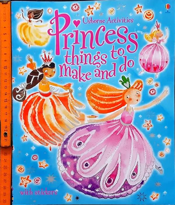 Activities Book หนังสือกิจกรรม ภาษาอังกฤษ 🍅🍓 Usborne Activities:Princess things to make and do/สภาพ 80-90%