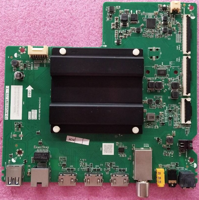 เมนบอร์ดทีวี ทีซีแอล TCL ของแท้ถอดจากเครื่อง รุ่น 65P637 พาร์ท40-R51MP5-MAA2HG-C