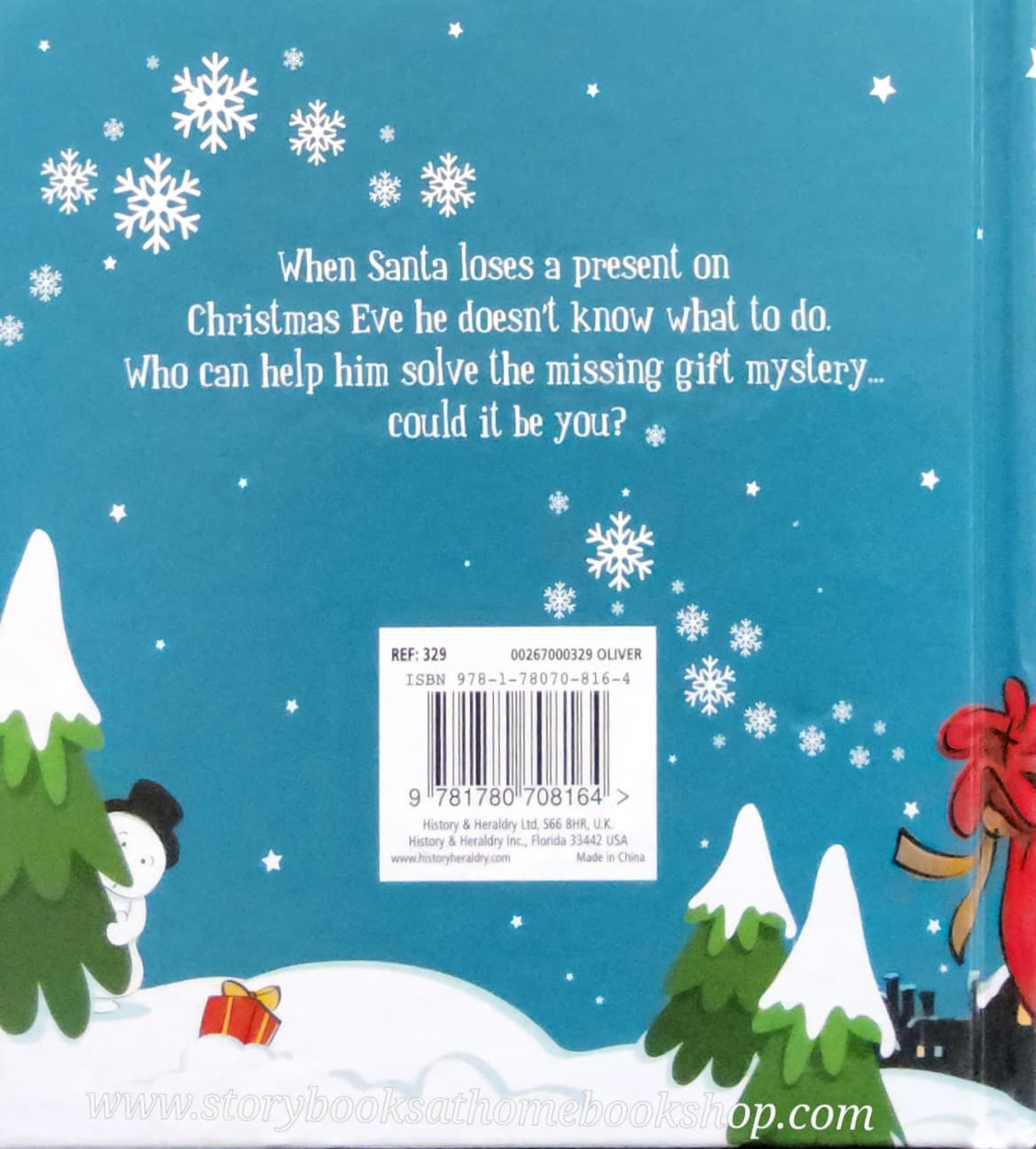 หนังสือนิทานปกแข็ง** 🍅🍅OLIVER SANTA NEEDS YOUR HELP!