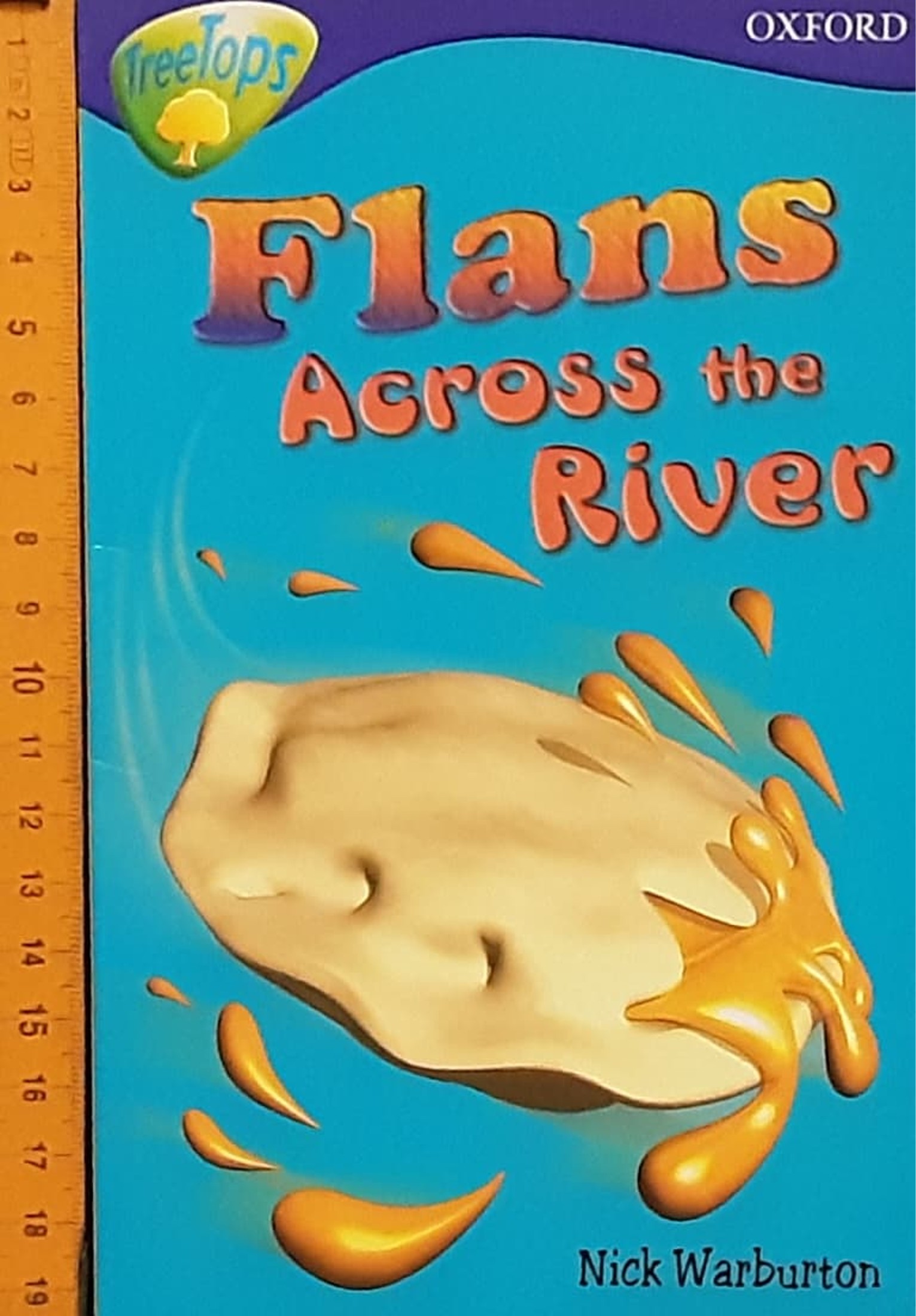 หนังสือนิทานปกอ่อน** 🍅🍓FLANS ACROSS THE RIVER BY NICK WARBURTON