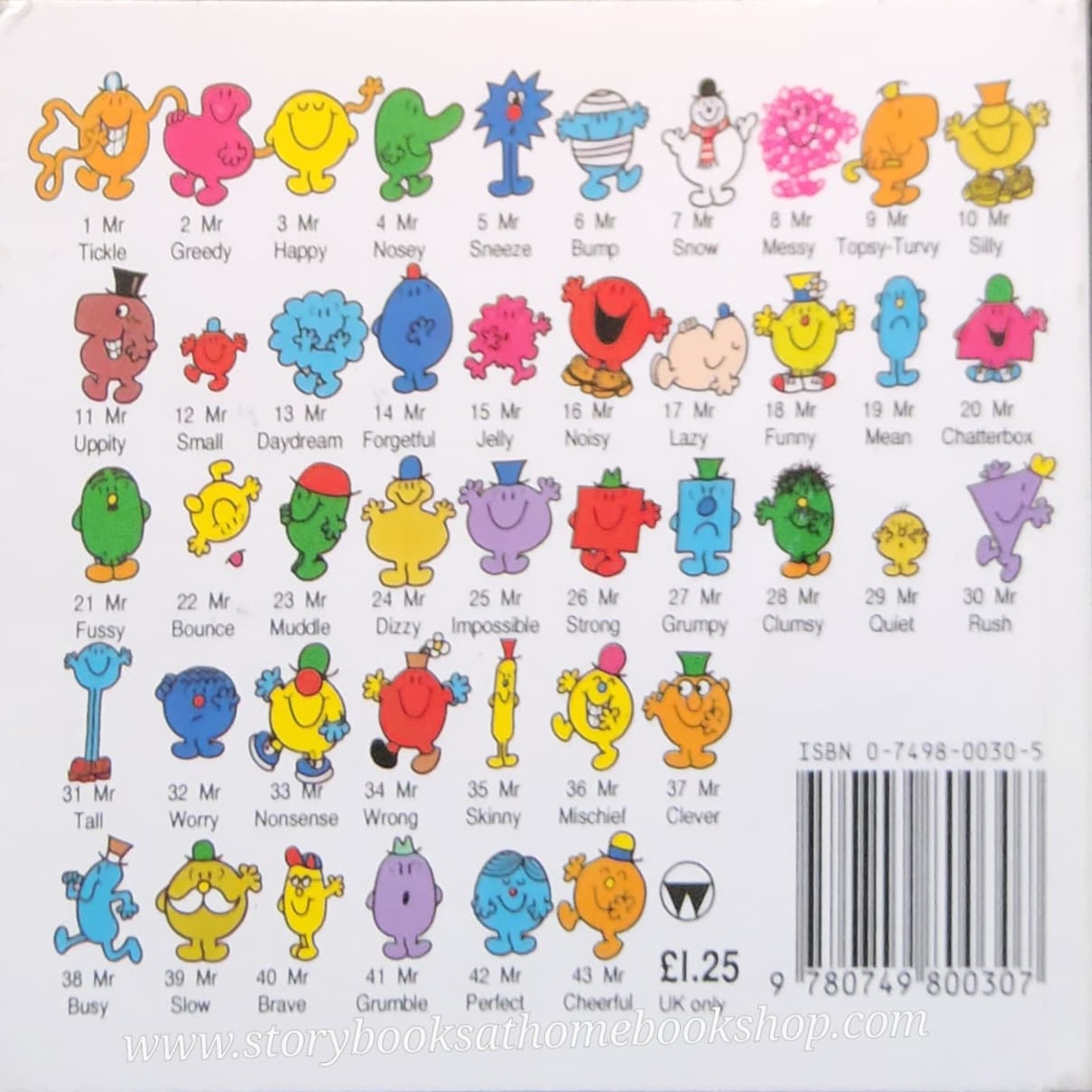 หนังสือ Bestseller Small book** **หนังสือนิทานปกอ่อน** 👉LITTLE MISS&MR.MEN👍 🍅🍅MR.IMPOSSIBLE by Roger Hargreaues