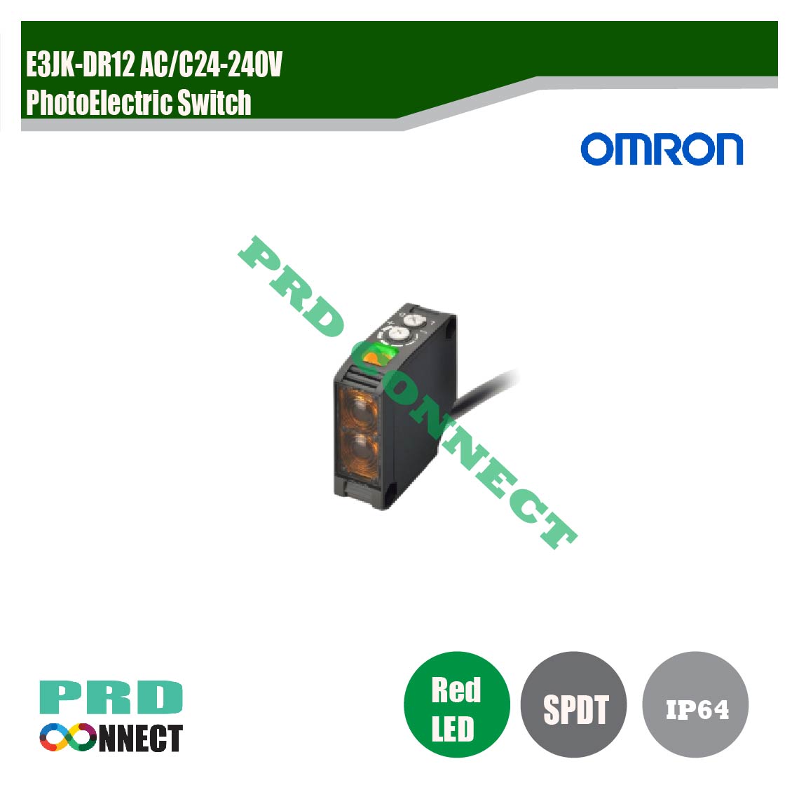 E3JK-DR12 AC/C24-240V, PHOTOELECTRIC SWITCH, OMRON
