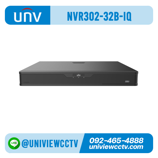 เครื่องบันทึก UNIVIEW รุ่น NVR302-32B-IQ จำนวน 32 ช่อง