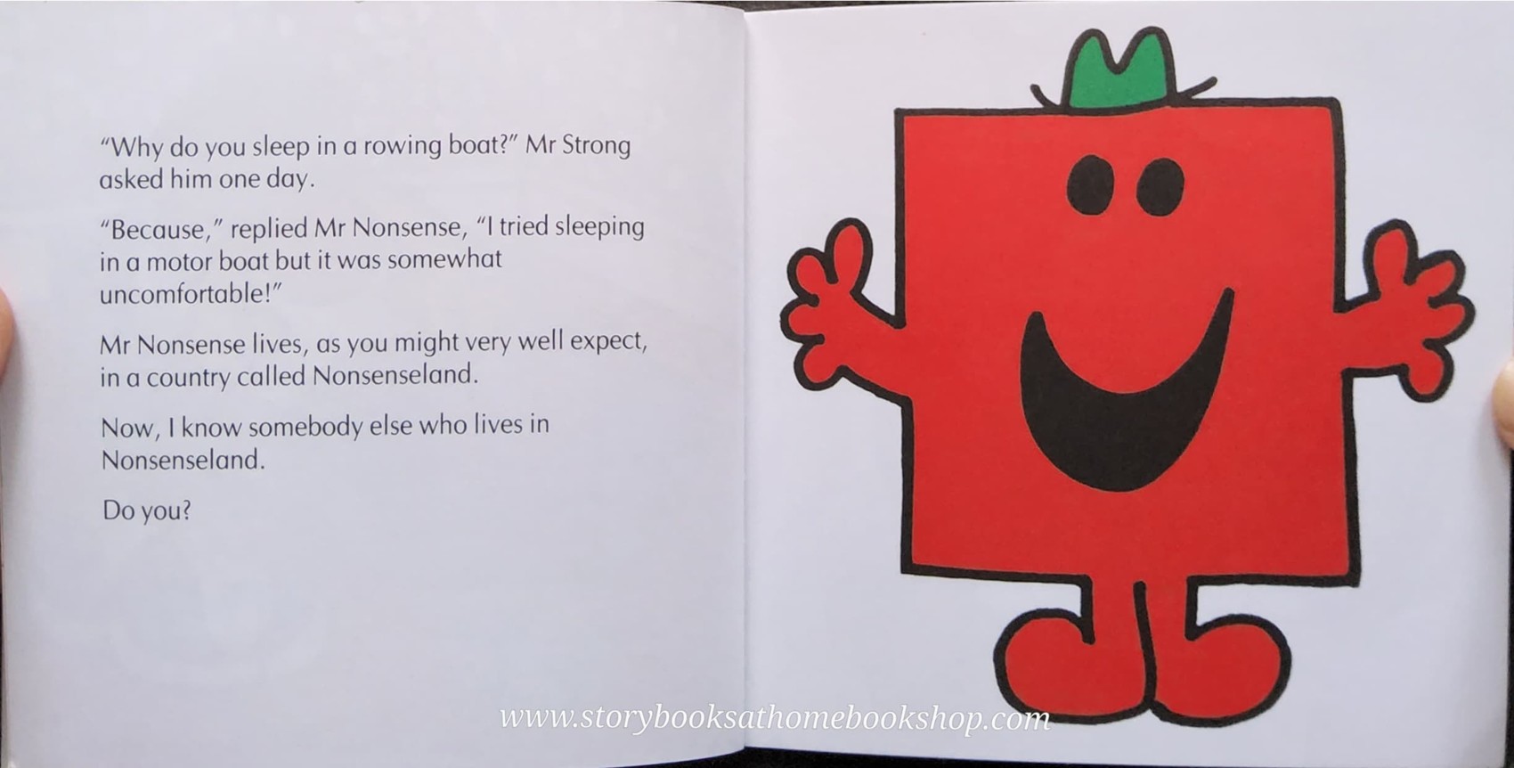 หนังสือ Bestseller Small book** **หนังสือนิทานปกอ่อน** 👉LITTLE MISS&MR.MEN👍 🍅🍅MR.NONSENSE by Roger Hargreaues