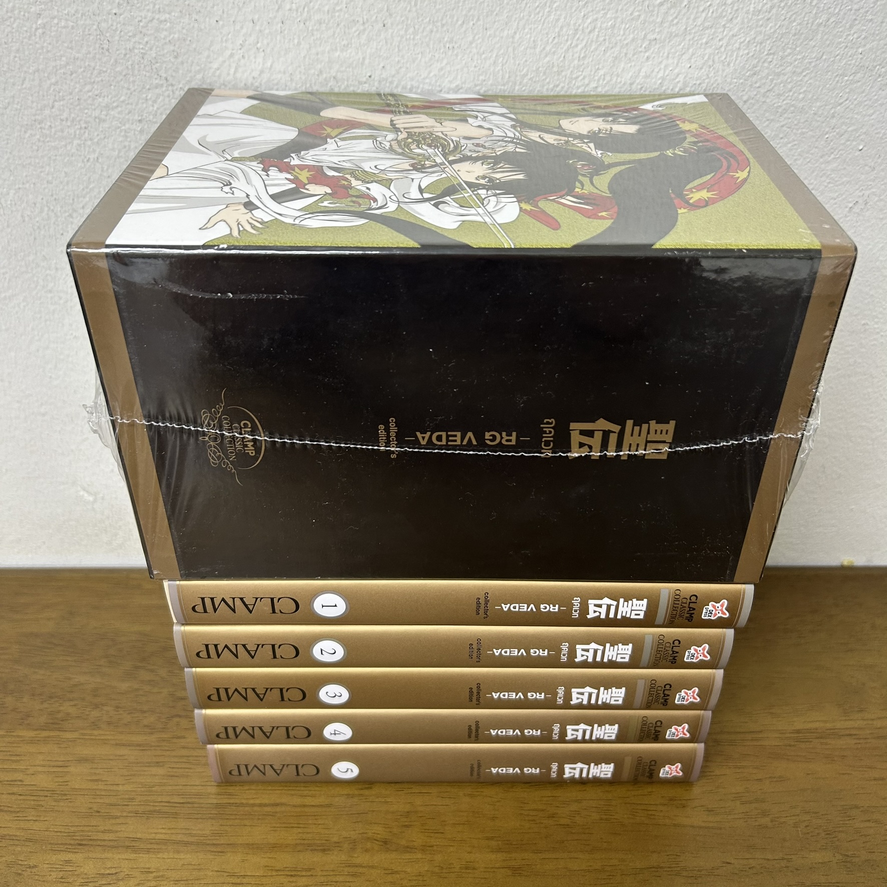 [MANGA] BOXSET BIG BOOK ฤคเวท ศึกเทวยุทธ์ เล่ม 1-5 จบ ครบชุด ... CLAMP (มือสอง) มังงะ การ์ตูน