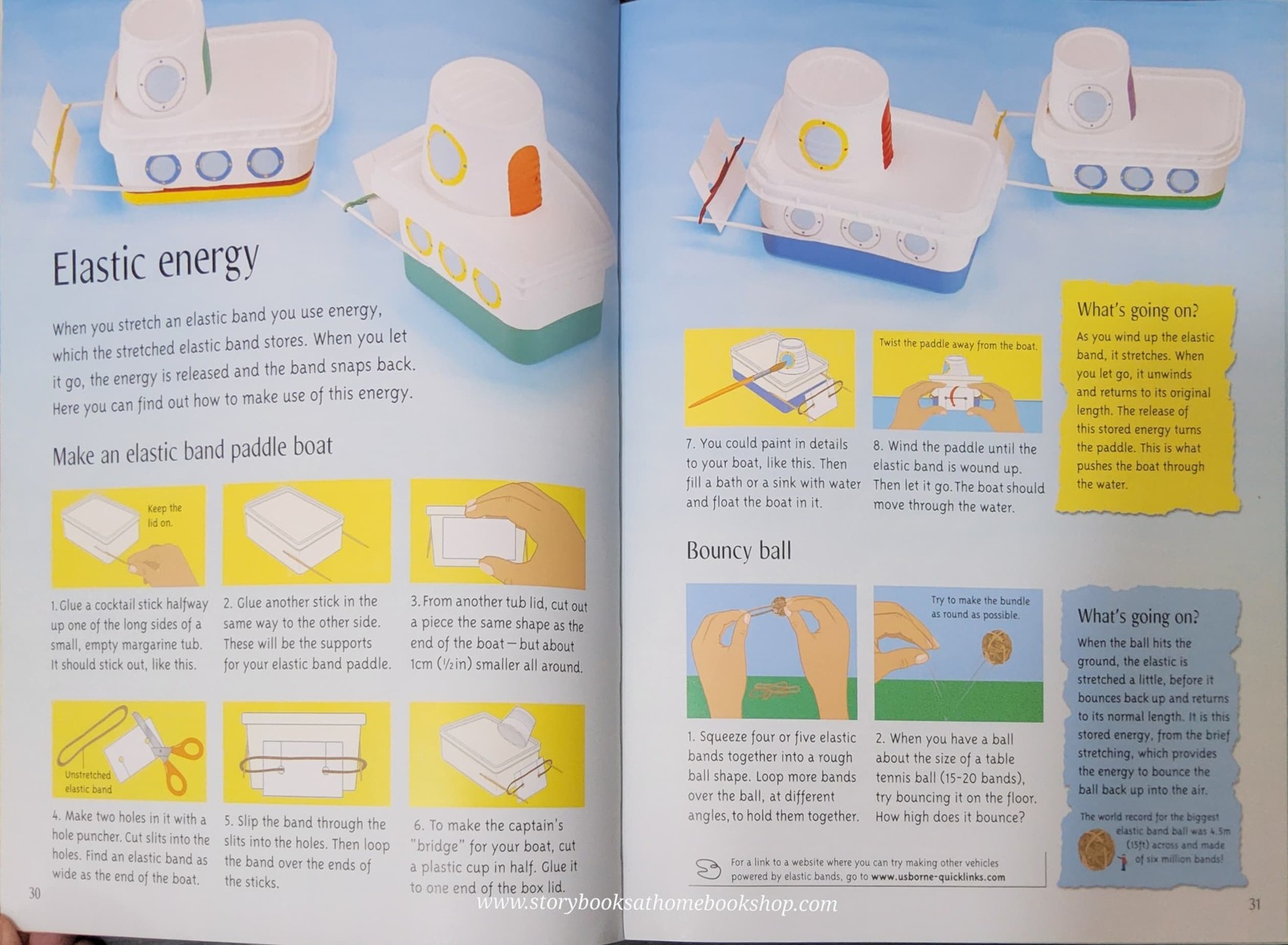 KNOWLEDGE BOOK ** 🍅🍓 USBORNE 100 SCIENCE EXPERIMENTS