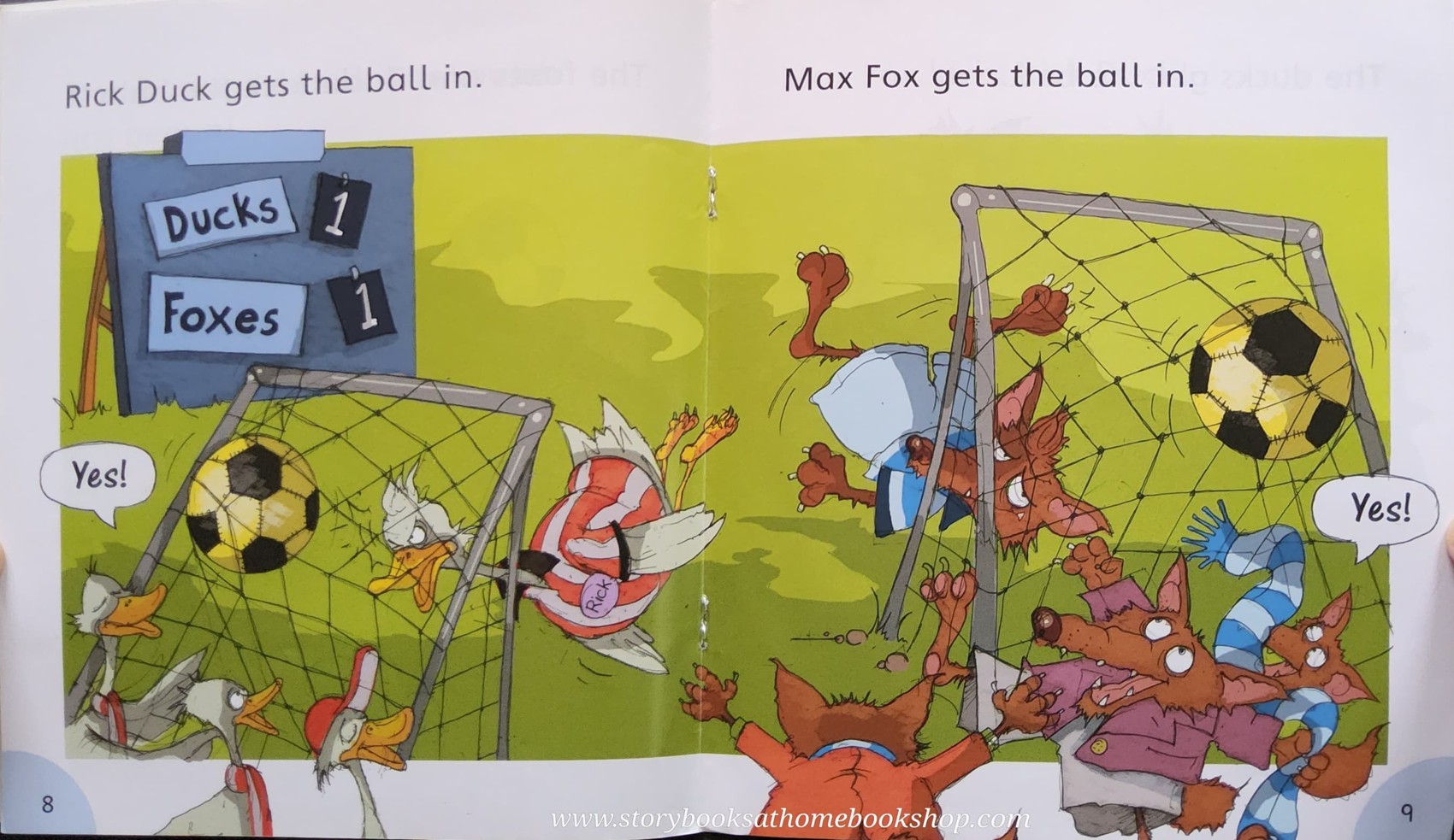 หนังสือนิทานปกอ่อน** 🍅🍓OXFORD READDING TREE SONGBIRDS PHONICS: THE BIG MATCH BY JULIA DONALDSON