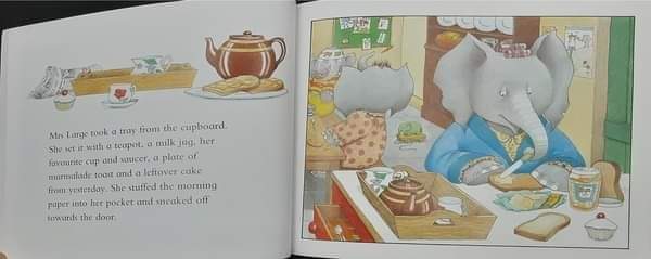 หนังสือนิทานปกอ่อน** 🍅🍓THE LARGE FAMILY:FIVE MINUTES' PEACE BY JILL MURPHY