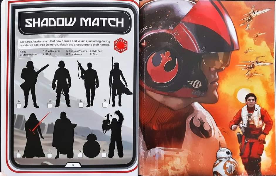 Activities Book** ðð
STARWARS POSTER ACTIVITY BOOK (40 STICKERS)