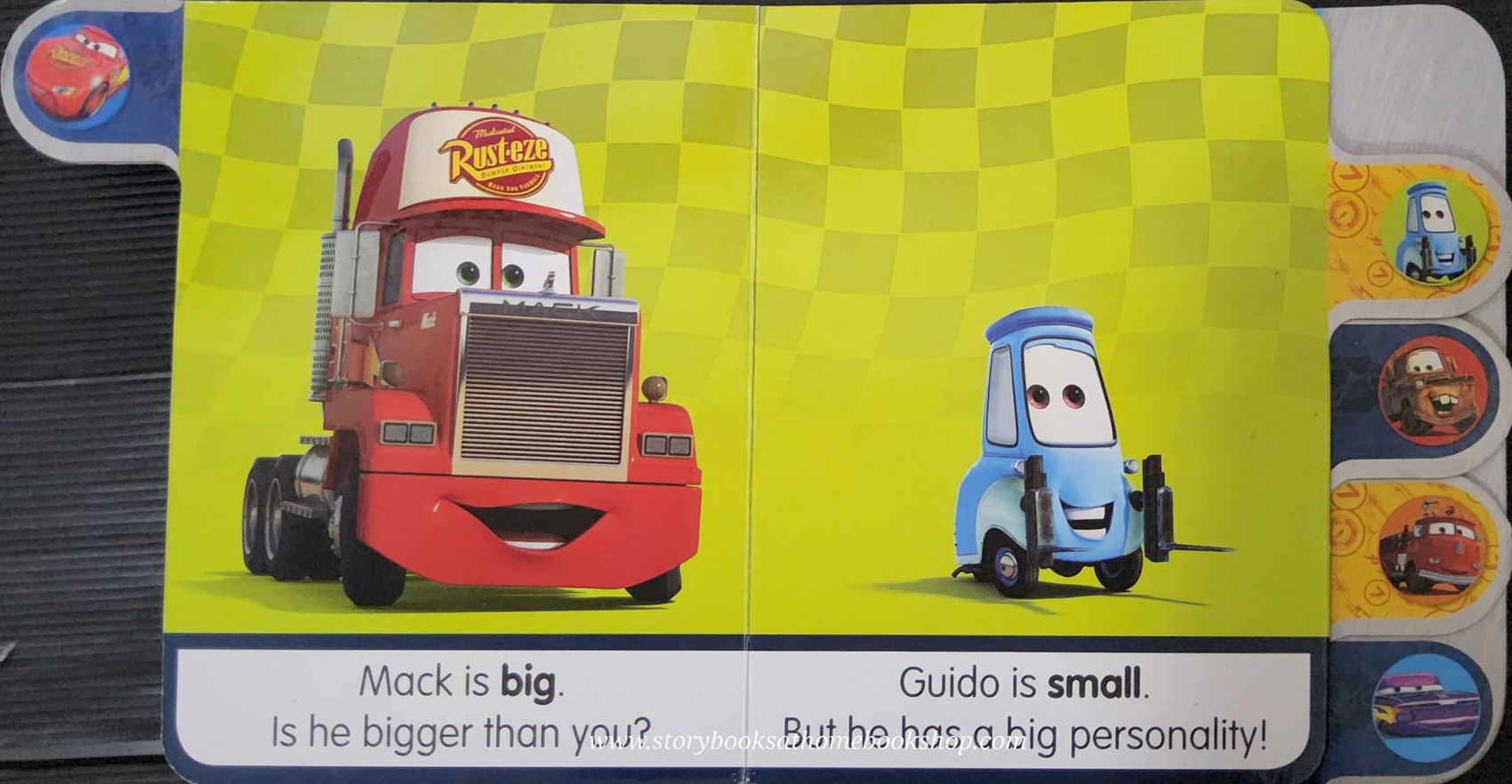 BOARD BOOK** 🍅🍅DISNEY PIXAR CARS MY FIRST OPPOSITS