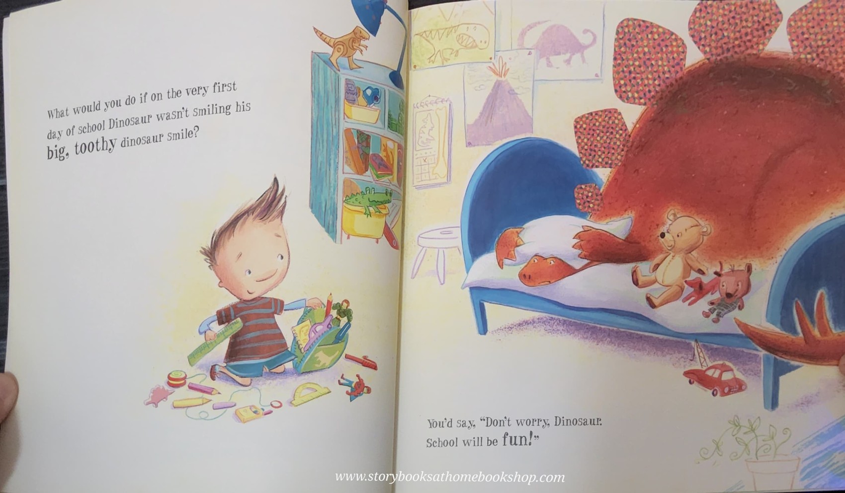 หนังสือนิทานปกอ่อน** 🍅🍓DINOSAUR STARTS SCHOOL