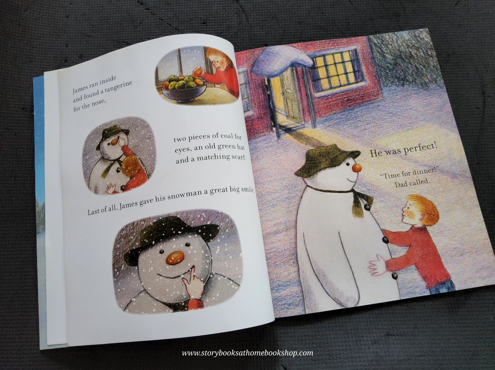 หนังสือนิทานปกอ่อน** 🍅🍓THE SNOWMAN THE BOOK OF THE CLASSIC FILM WITH CD BY RAYMOND BRIGGS