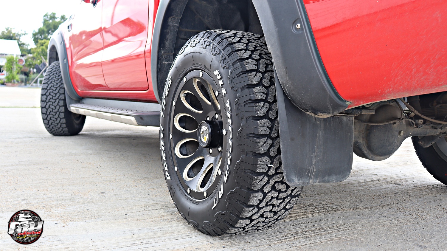 FORD RANGER เปลี่ยนยาง DCENTI ALL Terrain A/T 265/65R17 112T