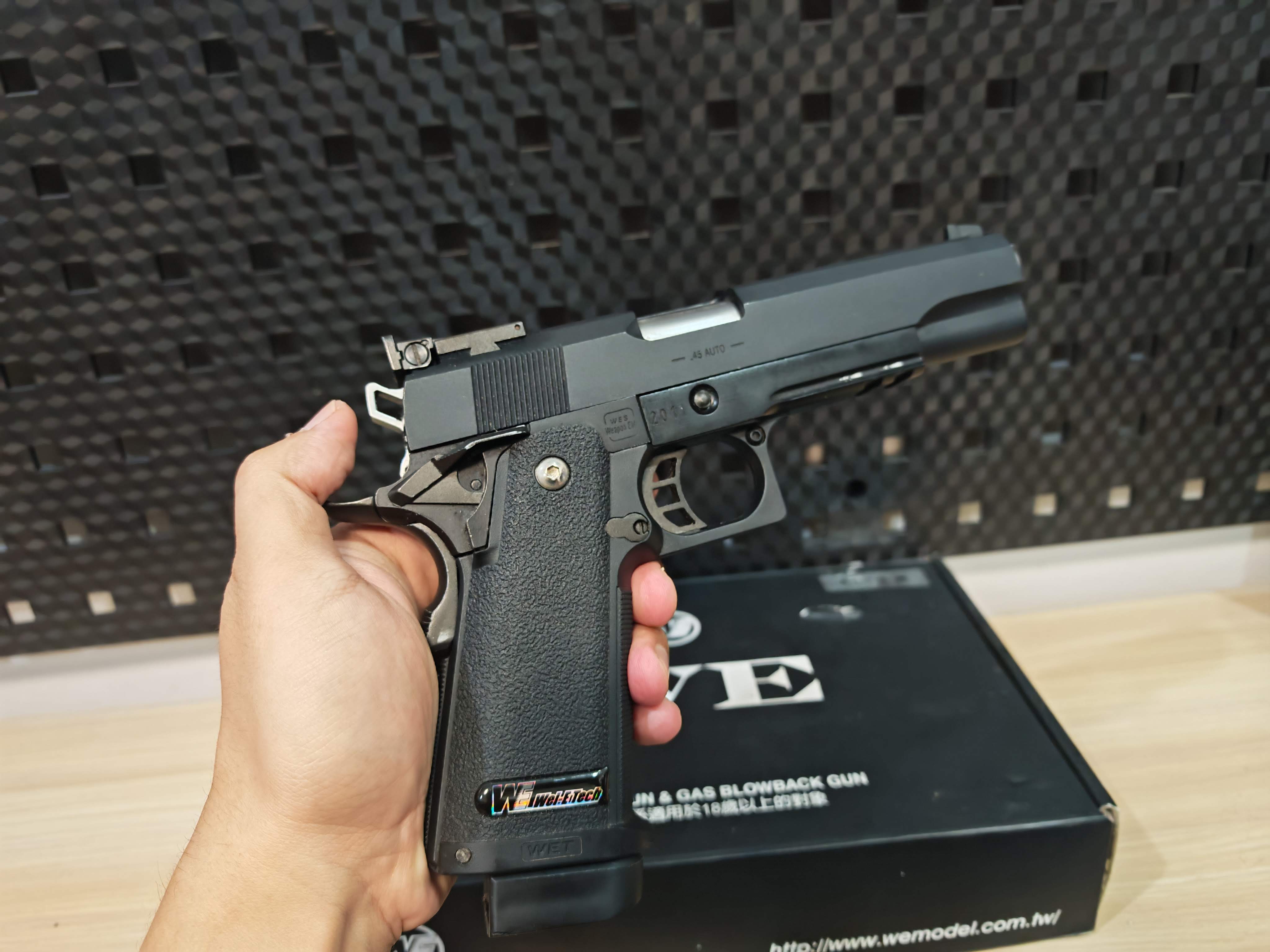 WE Hi Capa 5.1 R-VERSION GBB BB Gun บีบีกัน แบบแก๊ส ปืนอัดลม Airsoft Gun มือสอง