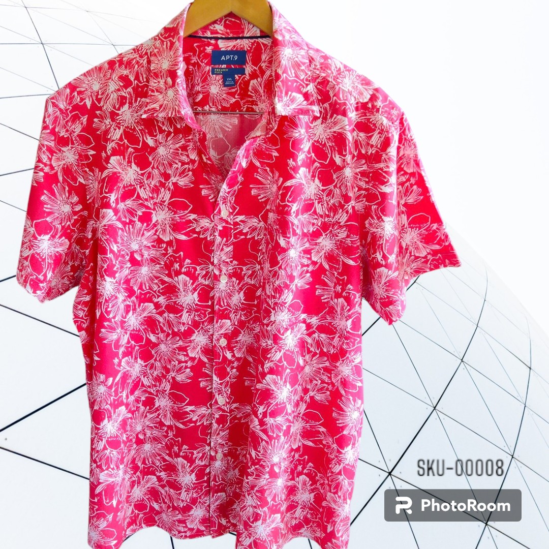 เสื้อฮาวายมือสอง ป้าย ATP.9 ลายดอกไม้ ผ้า 100% Cotton อก 27 ยาว 30 ราคา 250 บาท ค่าจัดส่งเหมา ๆ 30 บาท (สั่งกี่ตัวก็ได้)