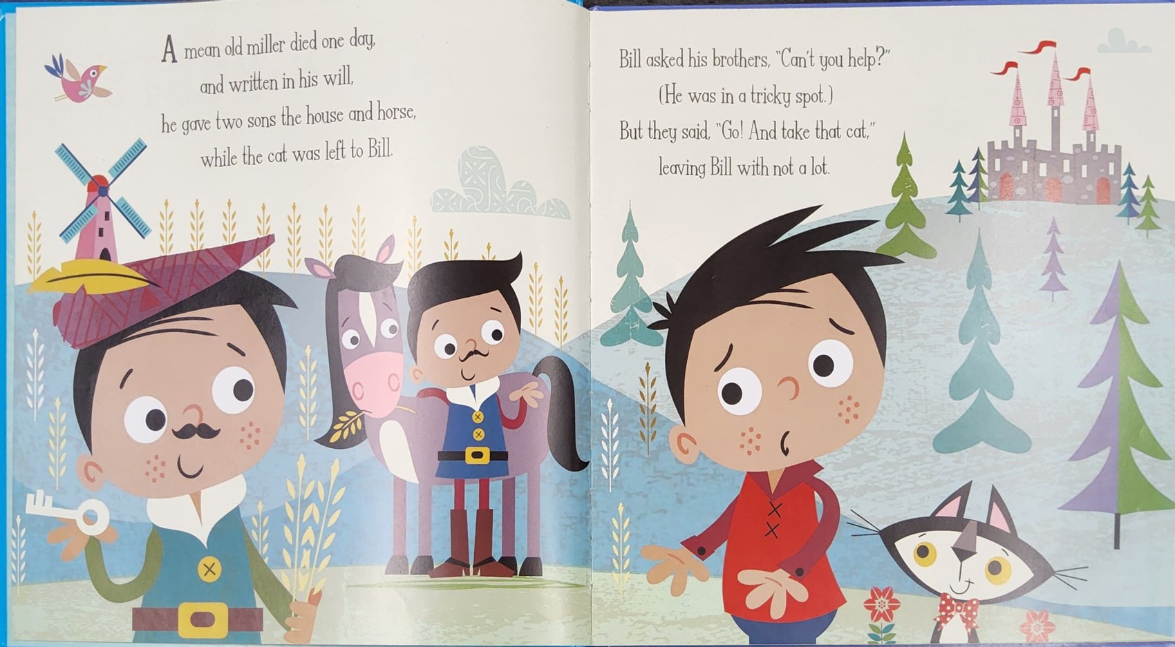 2 BOOKS IN 1 **หนังสือนิทานปกแข็ง** 🍅🍅RUMPELSTILTSKIN + PUSS IN BOOTS