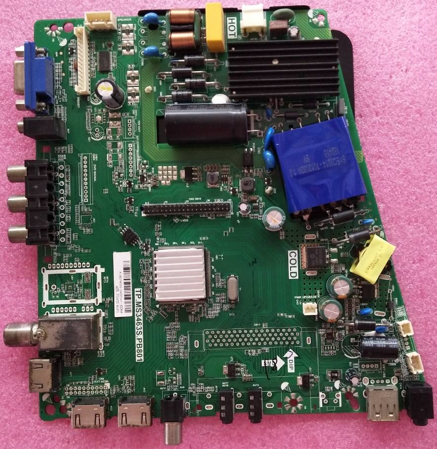 One Board SINGER ซิงเกอร์ ของแท้ถอดจากเครื่อง รุ่นLED43DIF พาร์ท TP.MS3463S.PB801 ทีบาร์ST4251B01-1