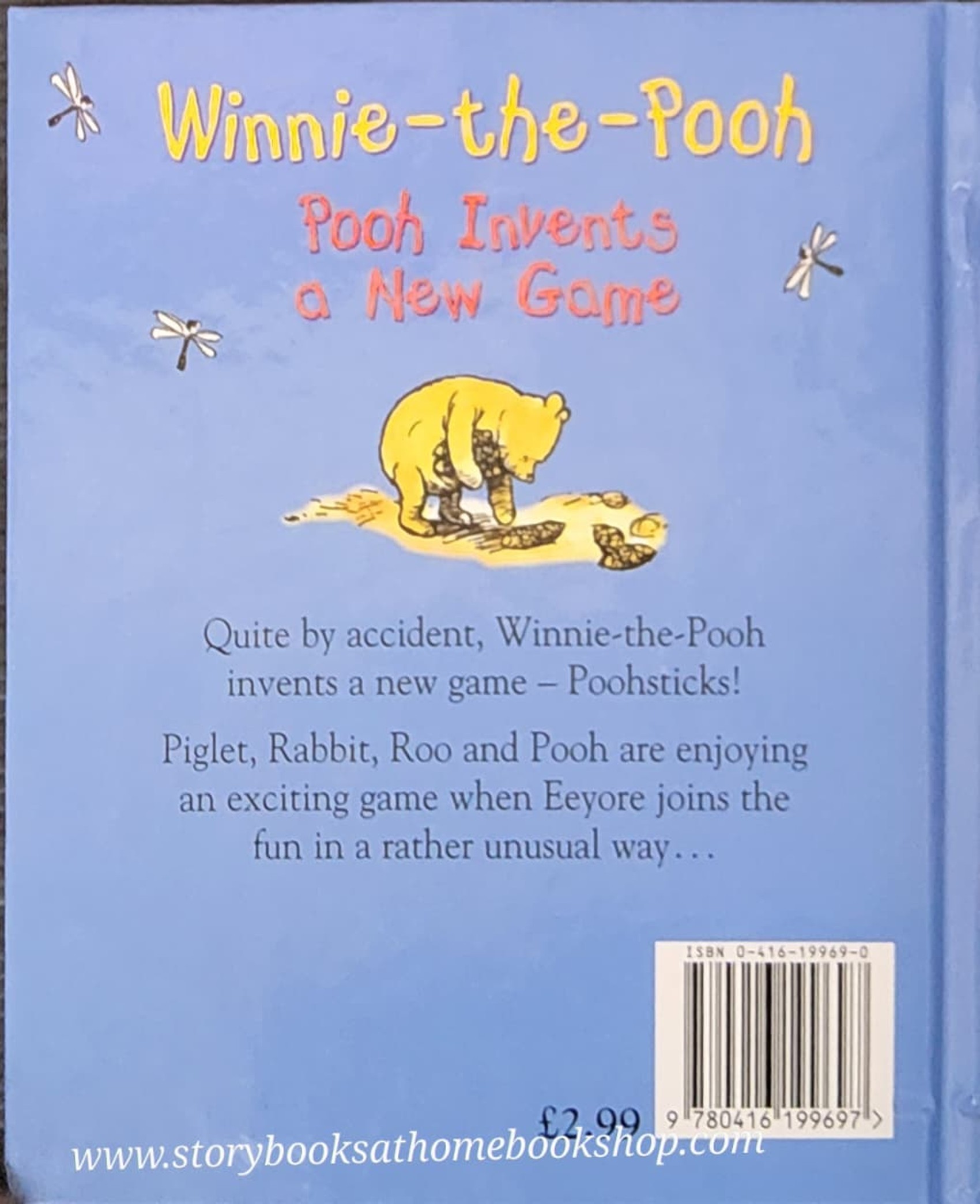 หนังสือนิทานปกแข็ง** 🍅🍅WINNIE-THE-POOH: POOH INVENTS A NEW GAME
