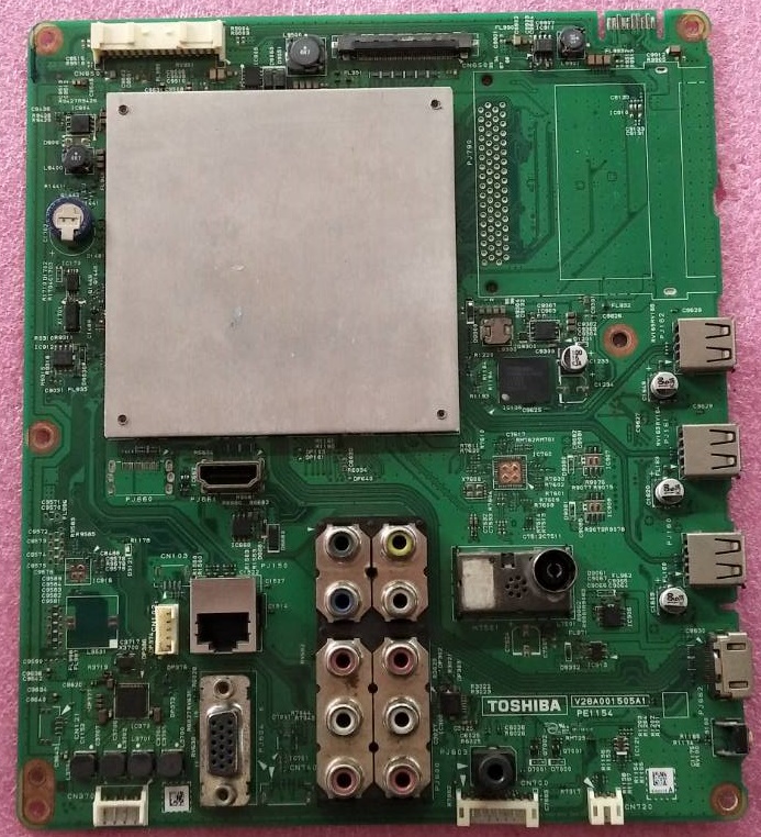 เมนบอร์ดทีวี โตชิบา TOSHIBA ของแท้มือสองถอดจากเครื่อง ใช้กับรุ่น 39L4300VT
