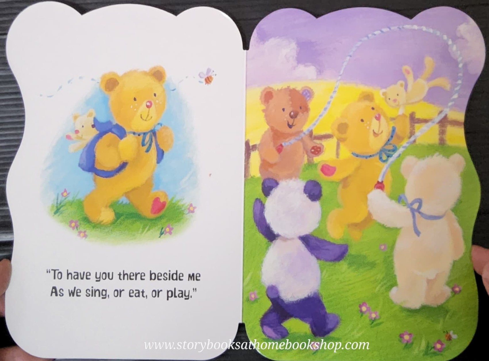 BOARD BOOK** 🍅🍓TEDDY BEAR SAYS I LOVE YOU