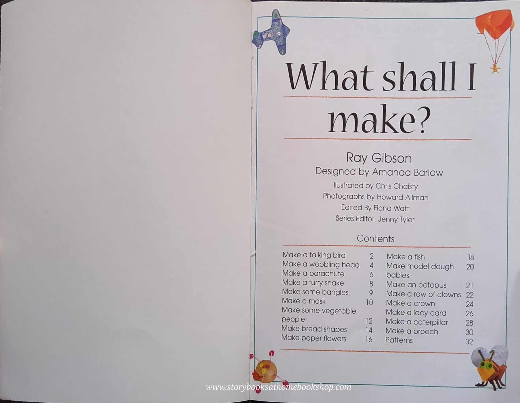 ACTIVITIES BOOK** ð
ðUSBORNE ACTIVITIES:WHAT SHALL MAKE