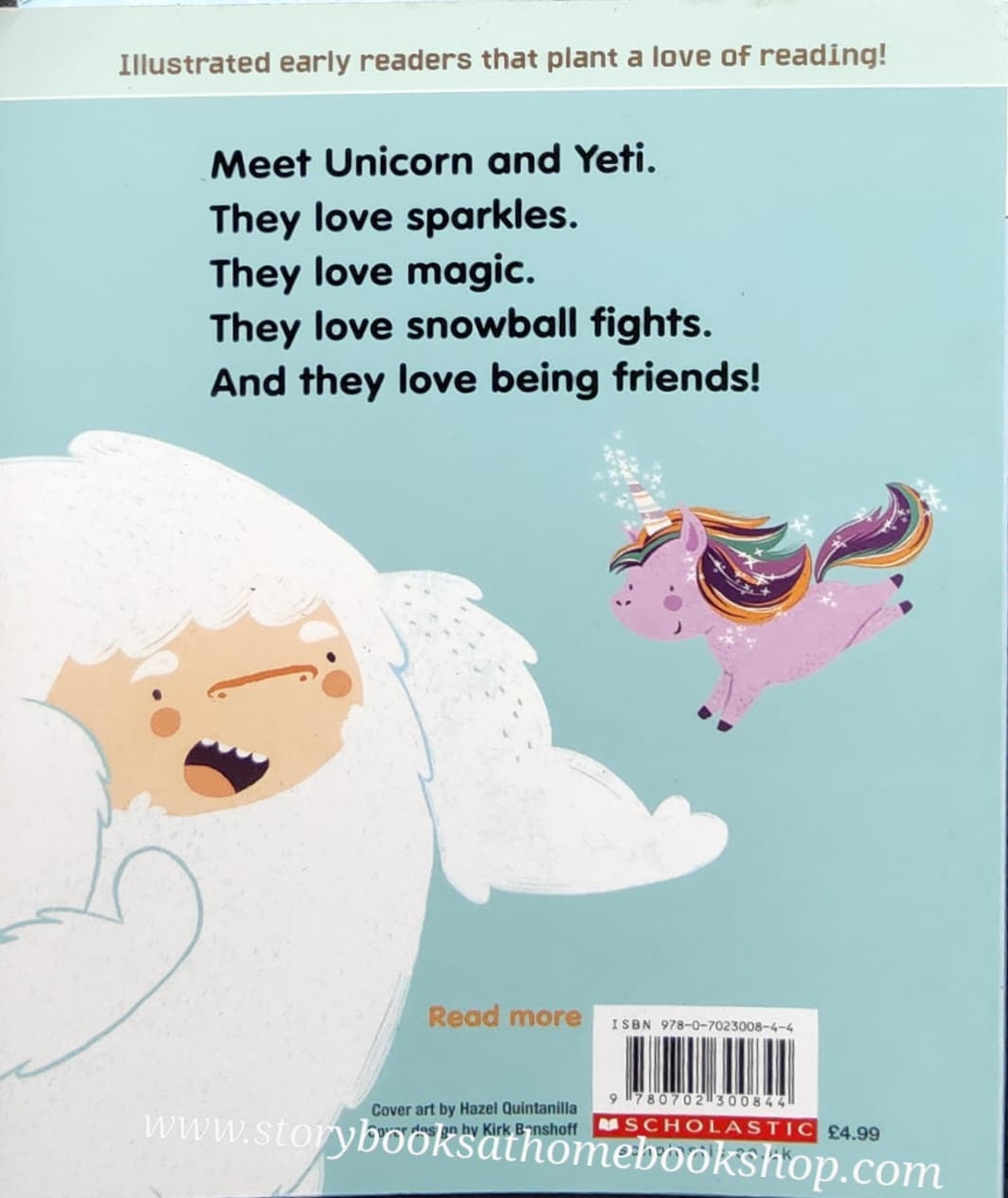 หนังสือนิทานปกอ่อน** ♥️UNICORN AN YETI SPARKLY NEW FRIENDS♥️ 📚ปกอ่อน