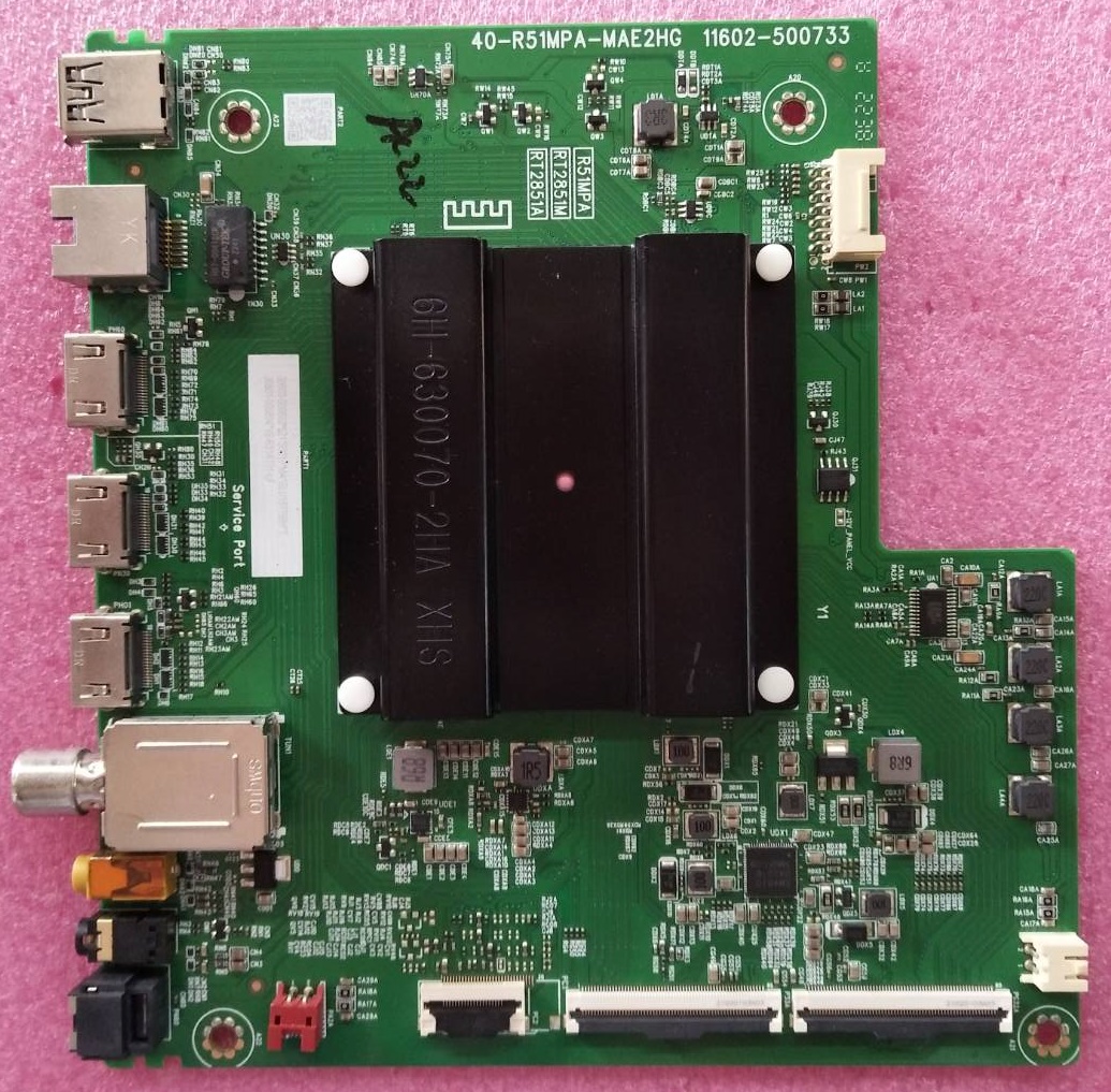 เมนบอร์ดทีวี ทีซีแอล TCL ของแท้ถอดจากเครื่อง รุ่น 43P637 พาร์ท40-R51MPA-MAE2HG /11602-500733