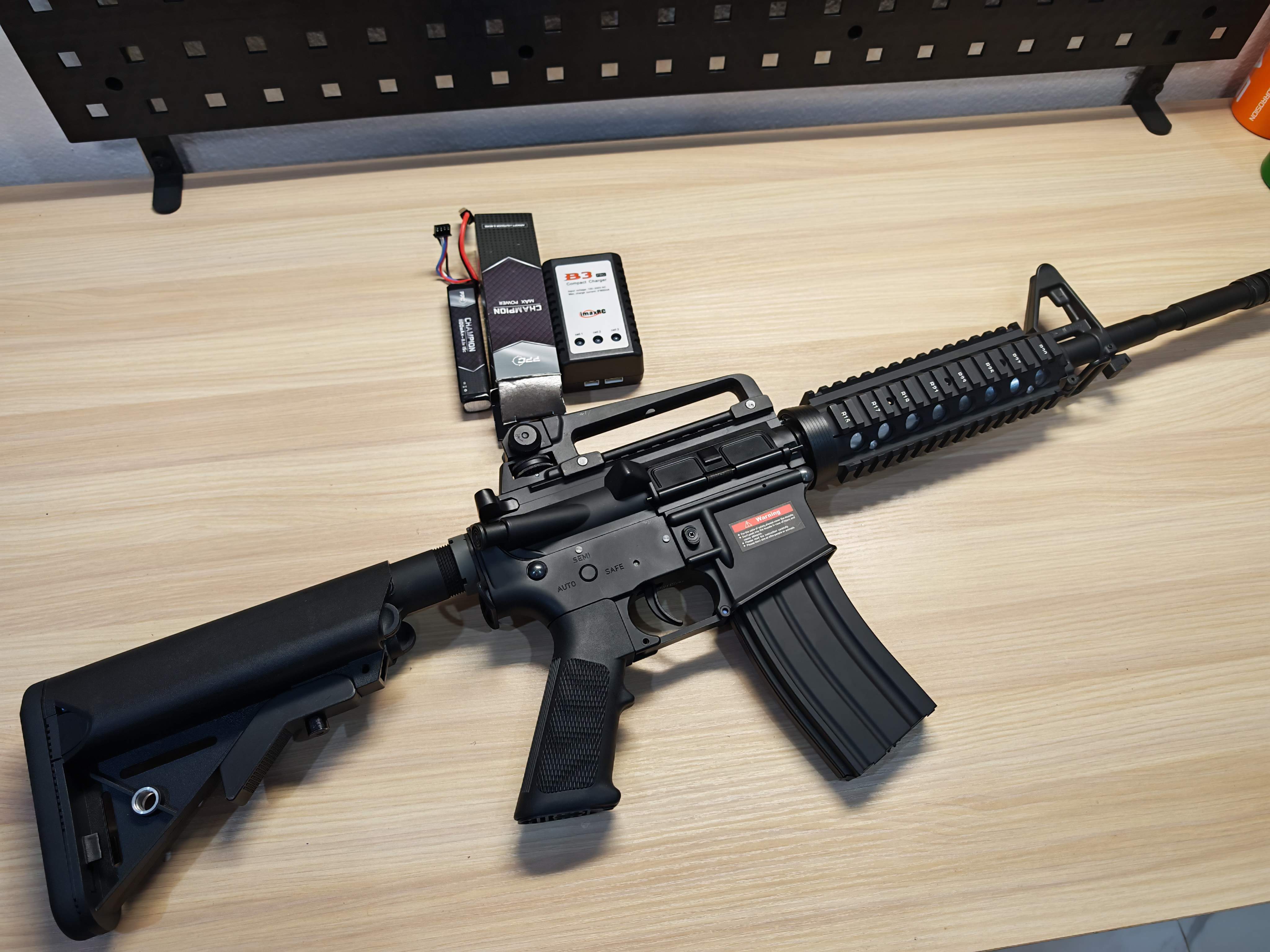 E&C 308 S2 M4 RIS AEG พร้อมเล่น ตัวใหม่ AEG BB Gun บีบีกัน Airsoft Gun ปืนอัดลม ปืนยาวไฟฟ้า มือสอง
