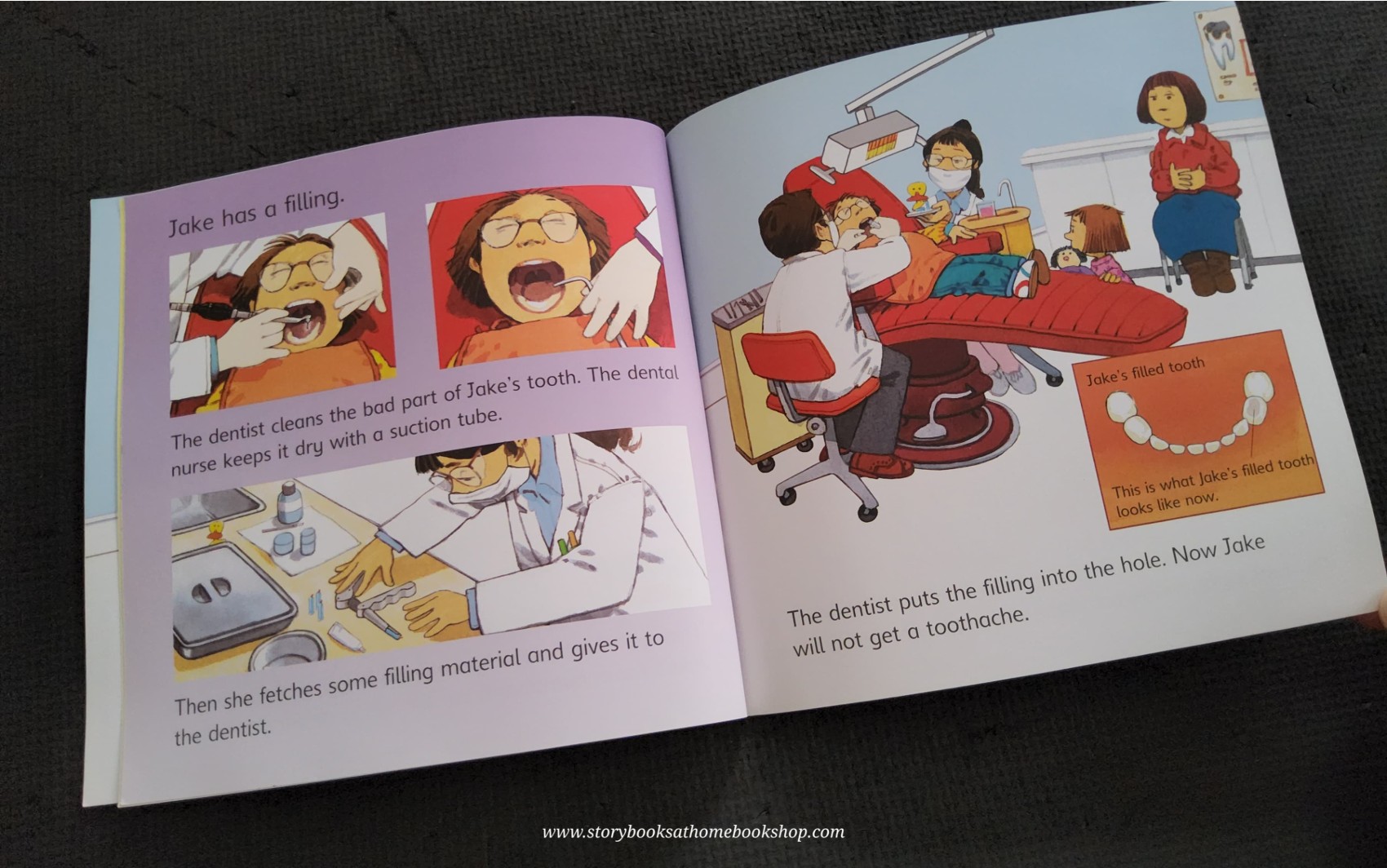 หนังสือนิทานปกอ่อน** 🍅🍅USBORNE FIRST EXPERIENCE: GOING TO THE DENTIST